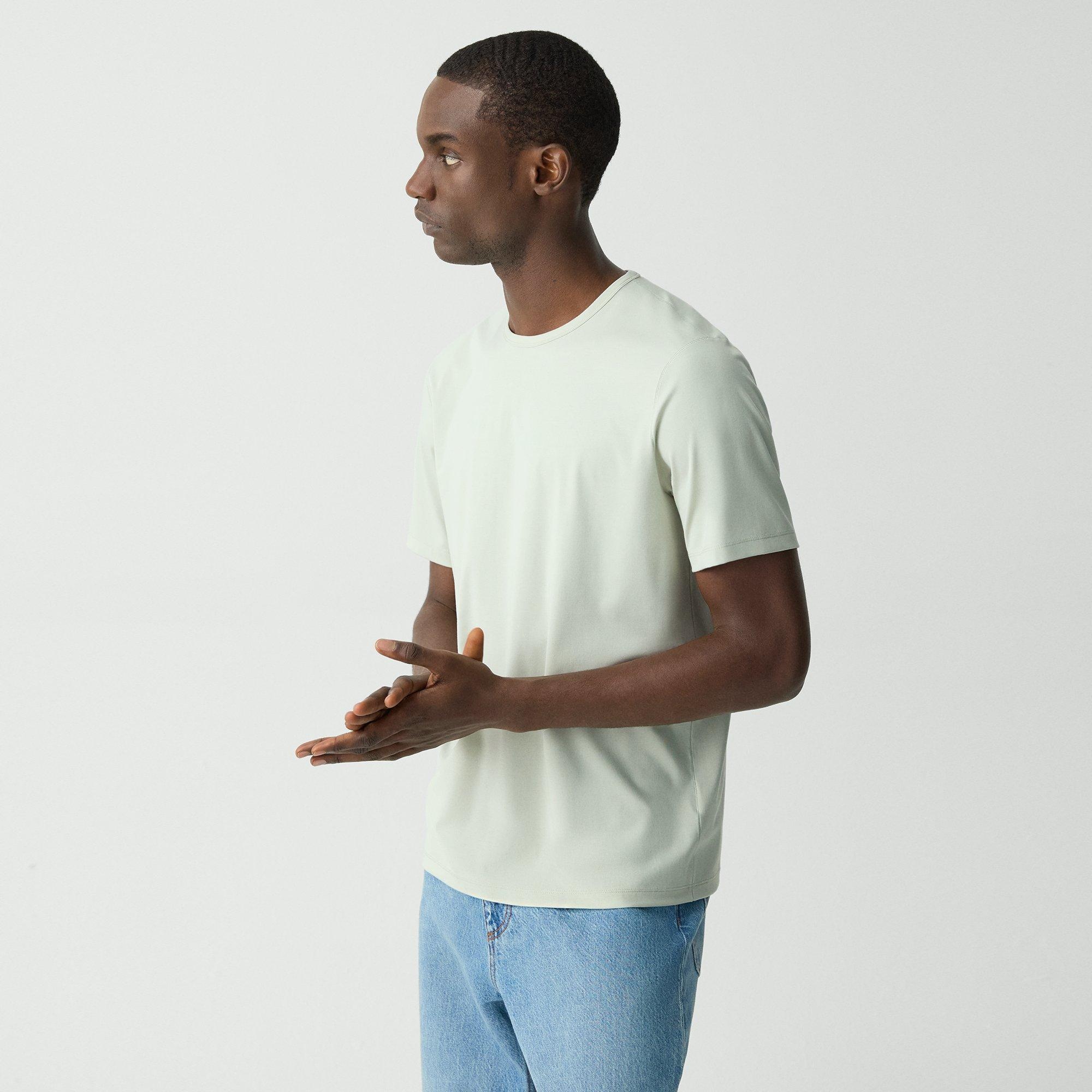Crewneck Tee in Perform Jersey - 3