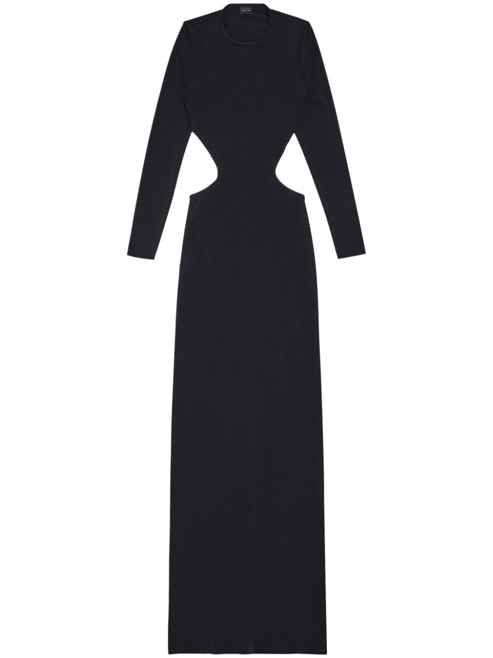 logo-tag cut-out maxi dress - 1
