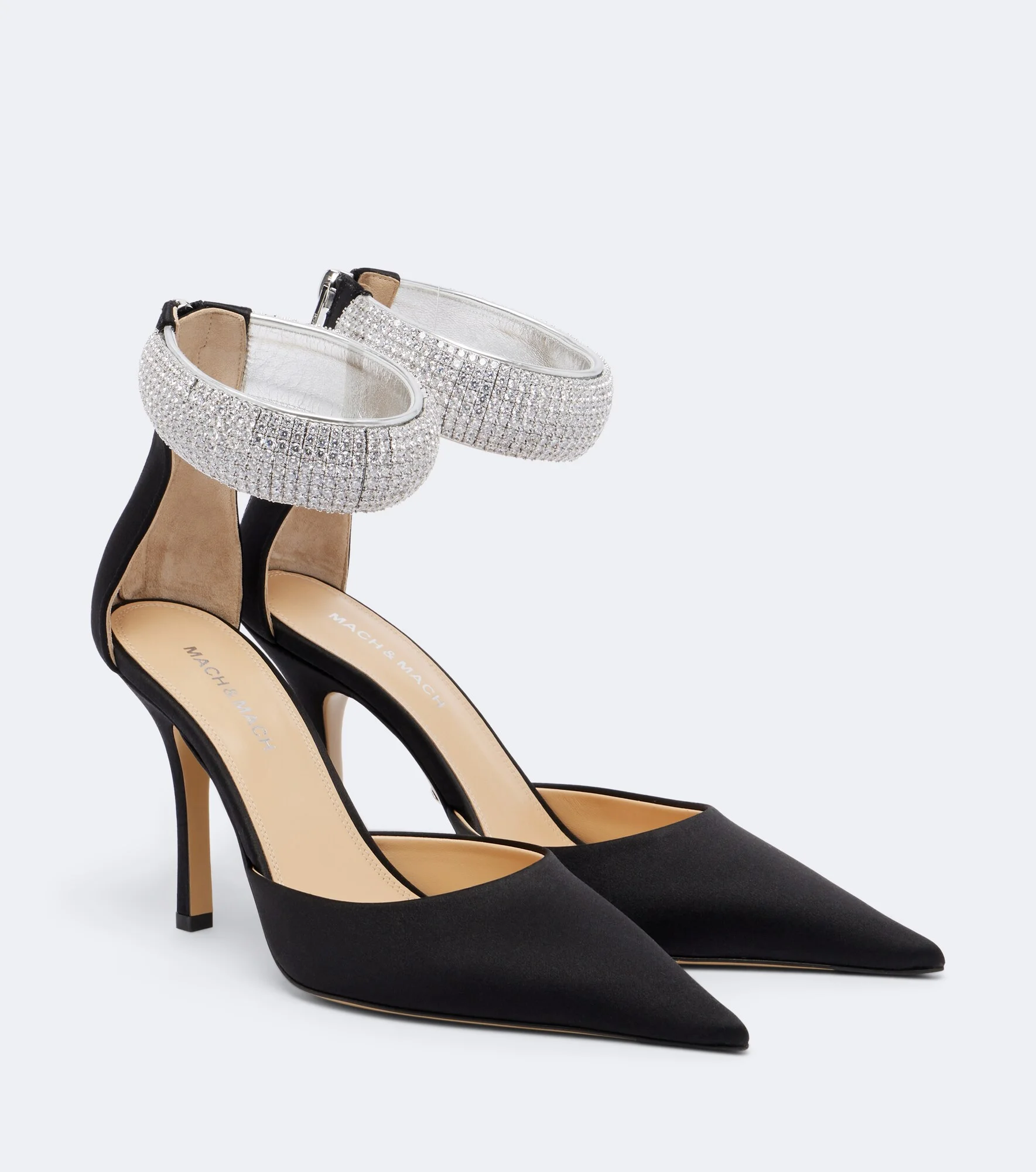 She's A Lady embellished satin pumps - 1
