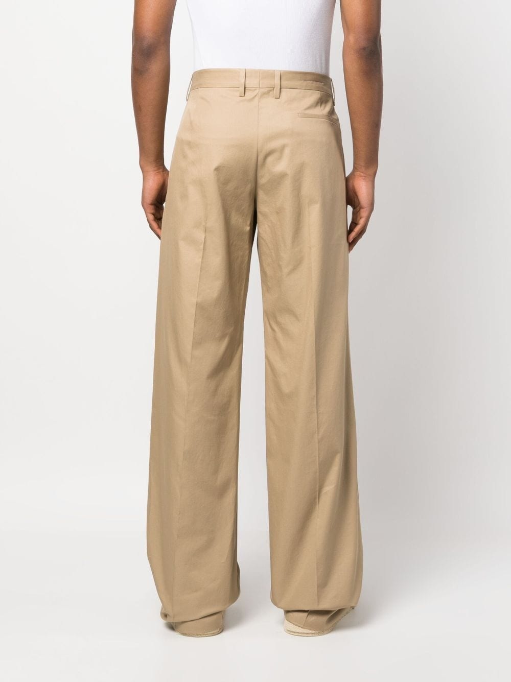 wide-leg tailored trousers - 8