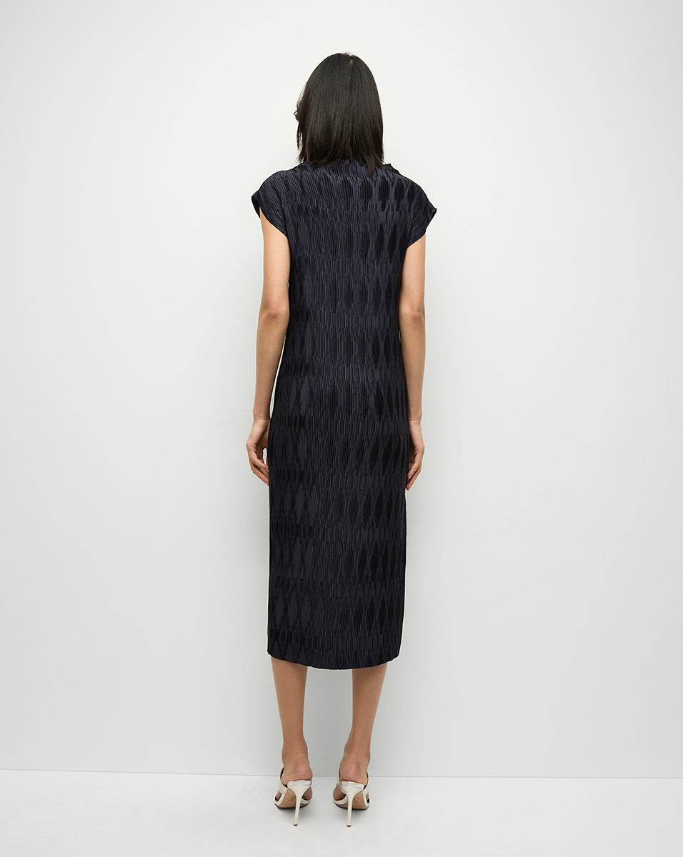 GRAMERCY PLEATED DRESS - 6