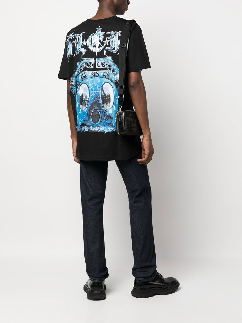 PHILIPP PLEIN logo print T-shirt outlook
