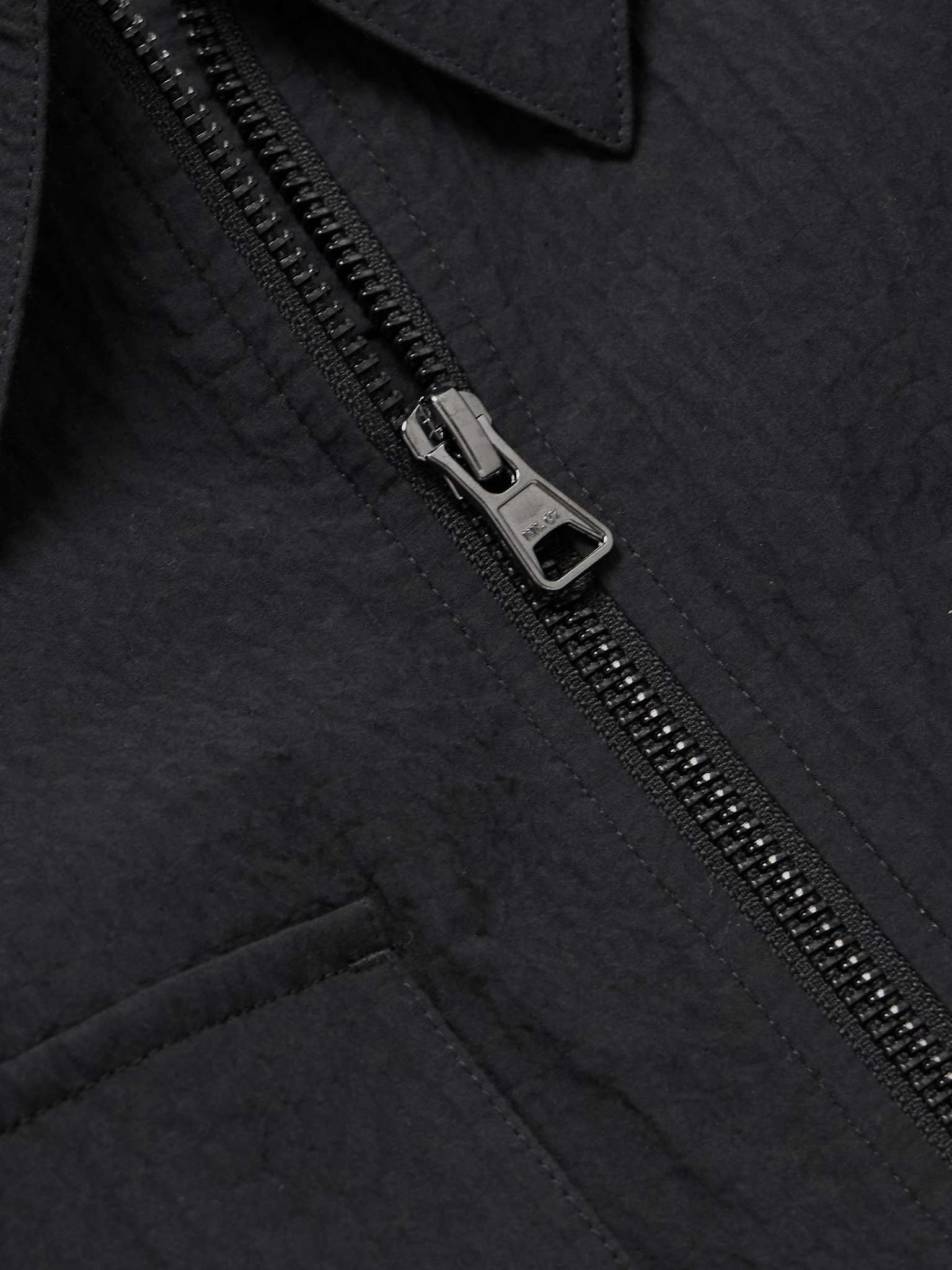 Alban 5721 Organic Cotton-Blend Seersucker Jacket - 4