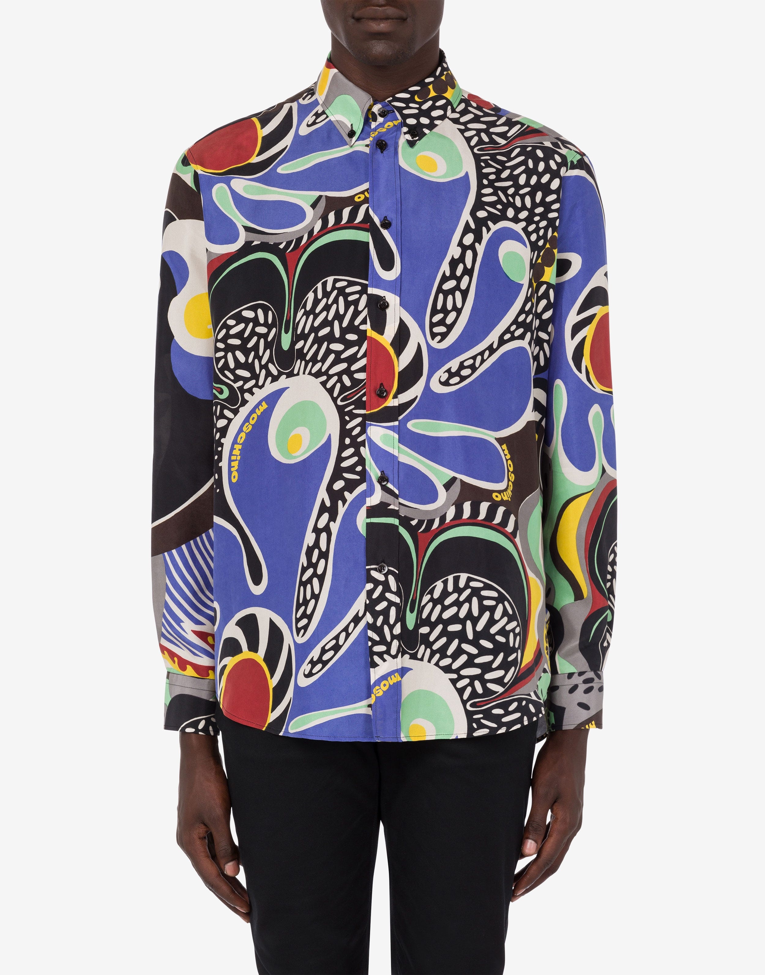 PSYCHEDELIC PRINT HABOTAI SHIRT - 2