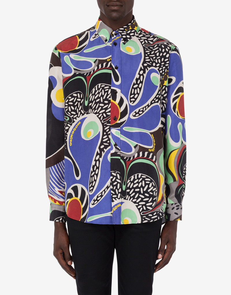 Moschino PSYCHEDELIC PRINT HABOTAI SHIRT outlook