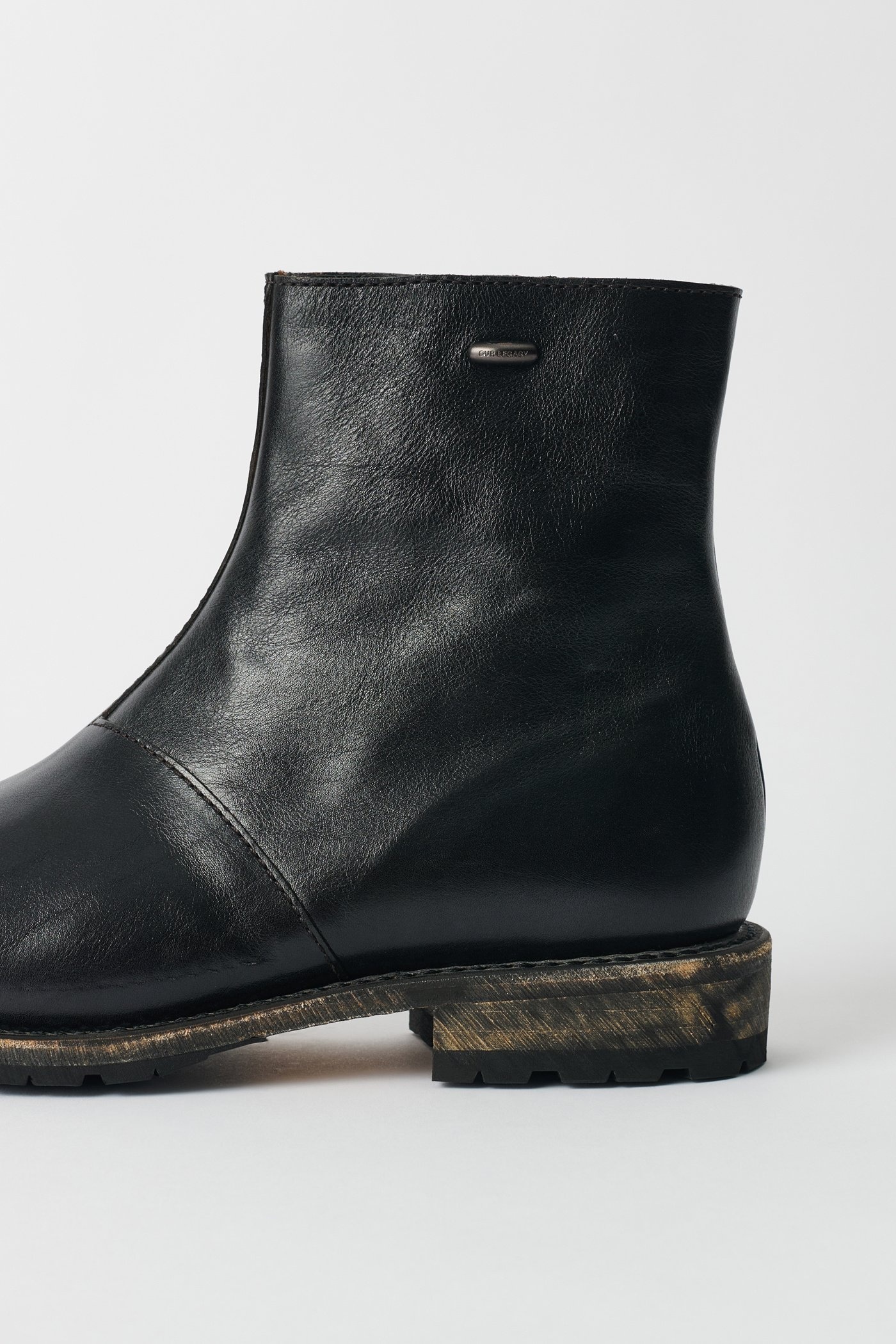 Engine Boot Deep Black Leather - 3