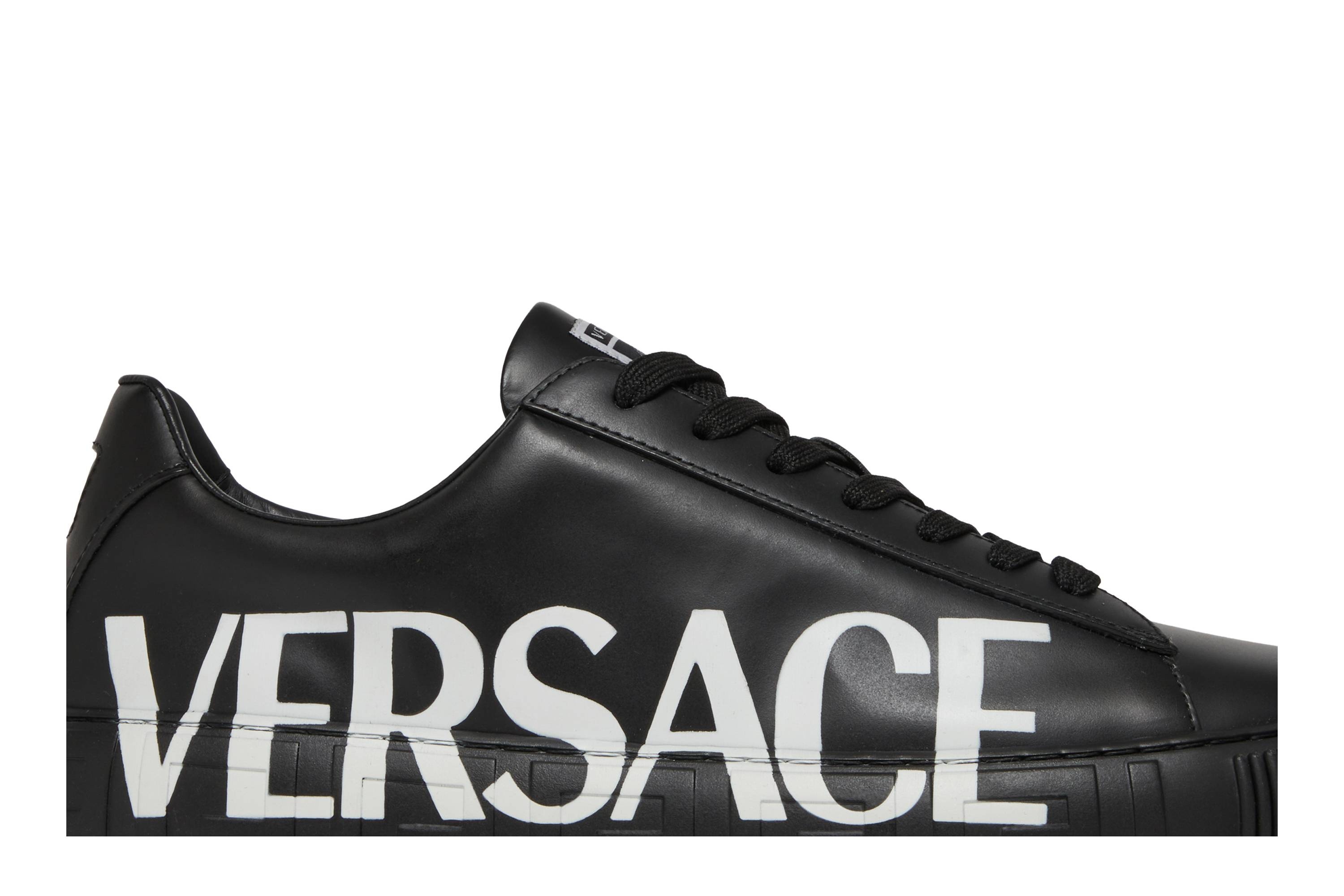 Versace Medusa Low 'Logo Print - Black' - 2