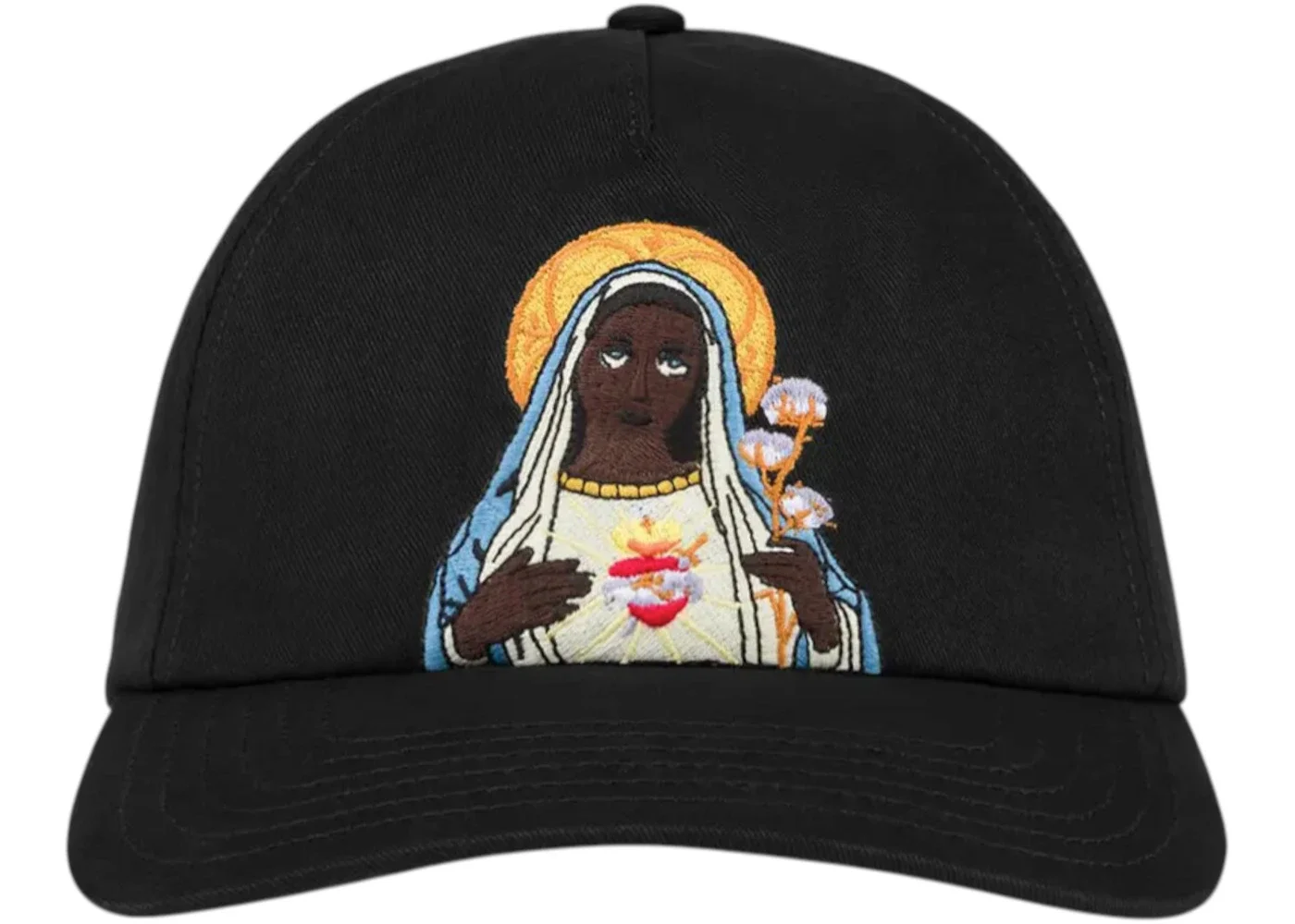 Denim Tears Black Mary Cap Black - 1