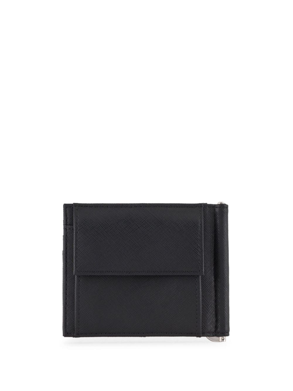 logo-plaque folded wallet - 2