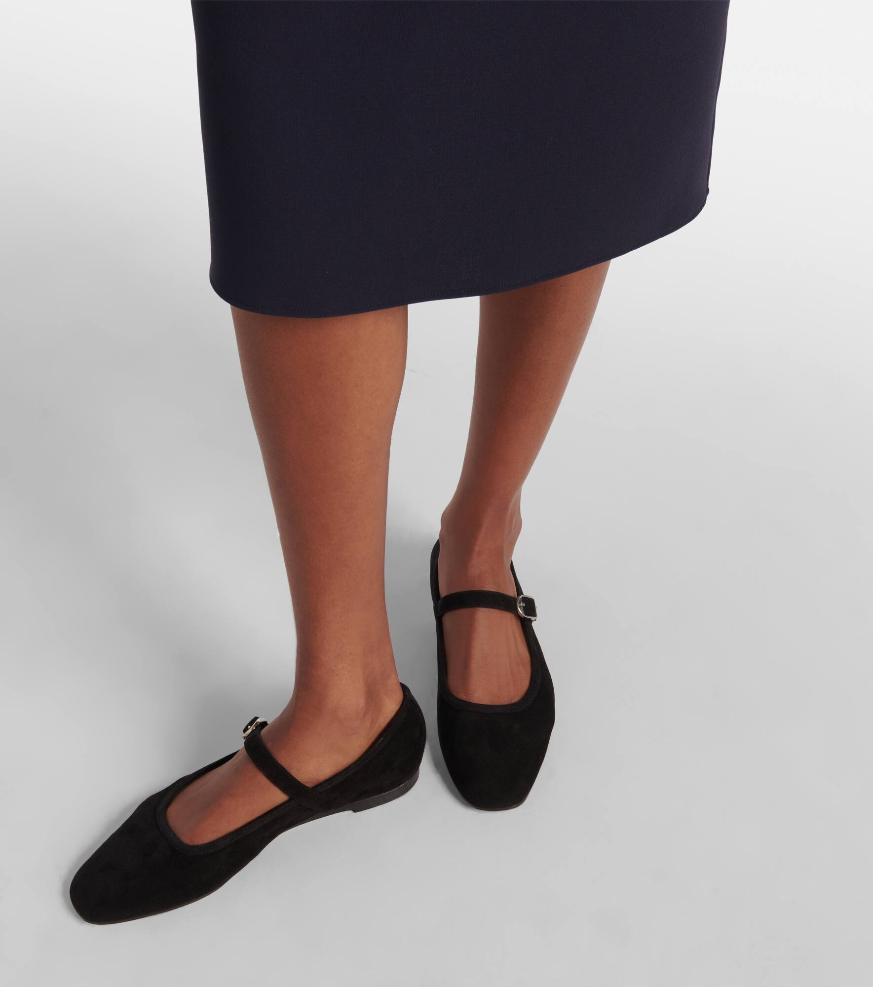 Suede Mary Jane flats - 7