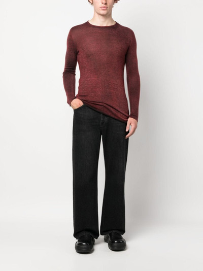 Avant Toi fine-knit cashmere top outlook