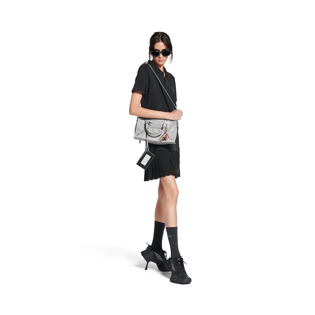 Women's Le City Bag Small  in Light Grey - 7