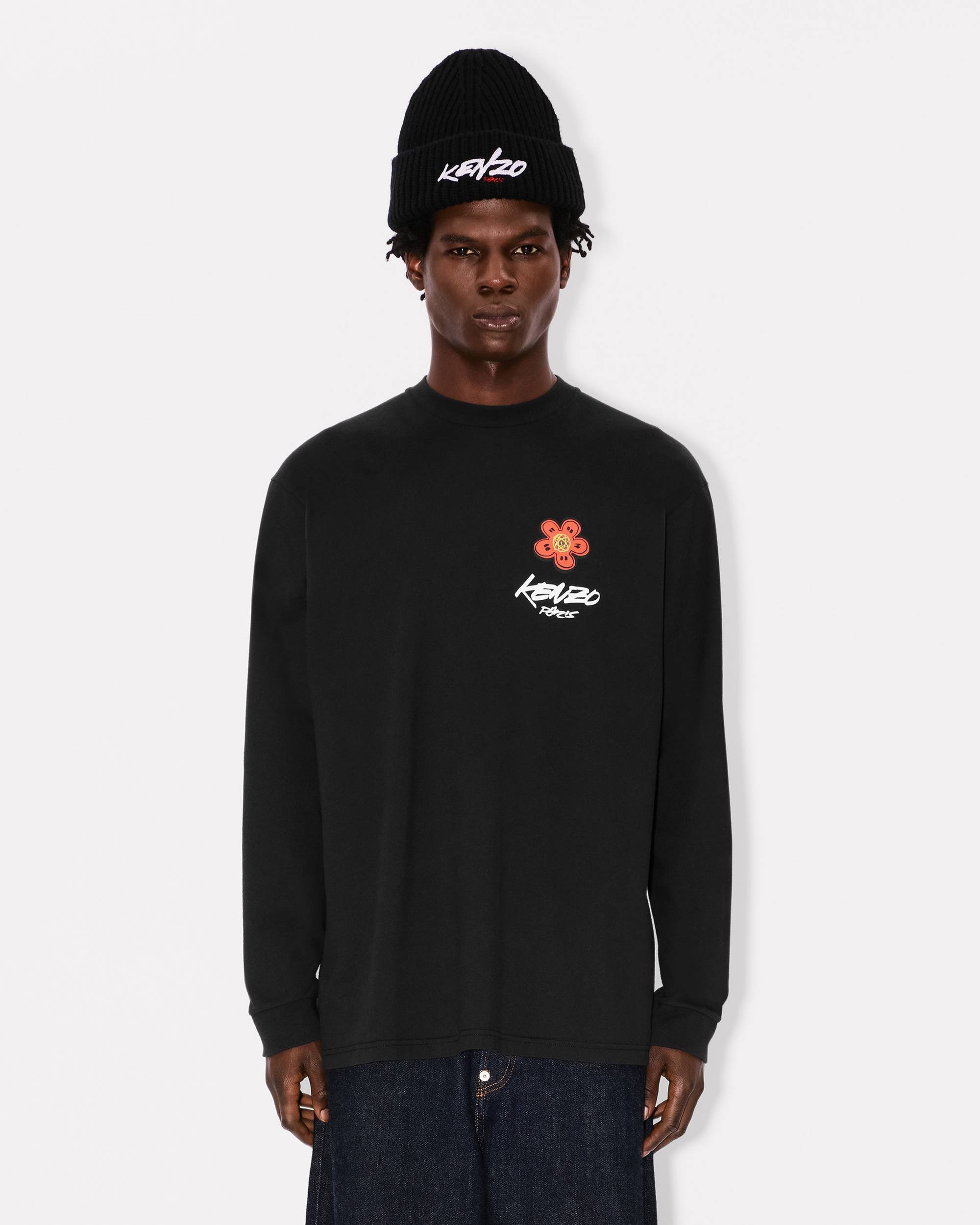 'Kenzo x Futura 2000' long slevee T-shirt in cotton - 3