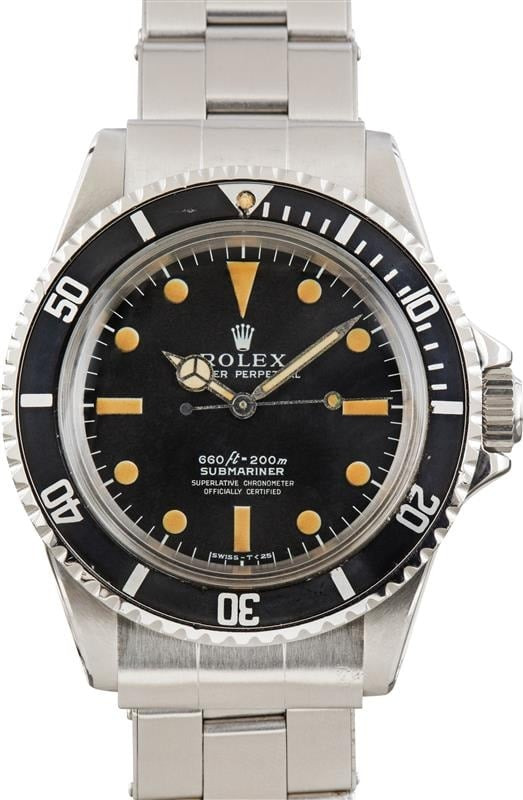 Vintage Rolex Submariner 5512 Feet First Dial - 1