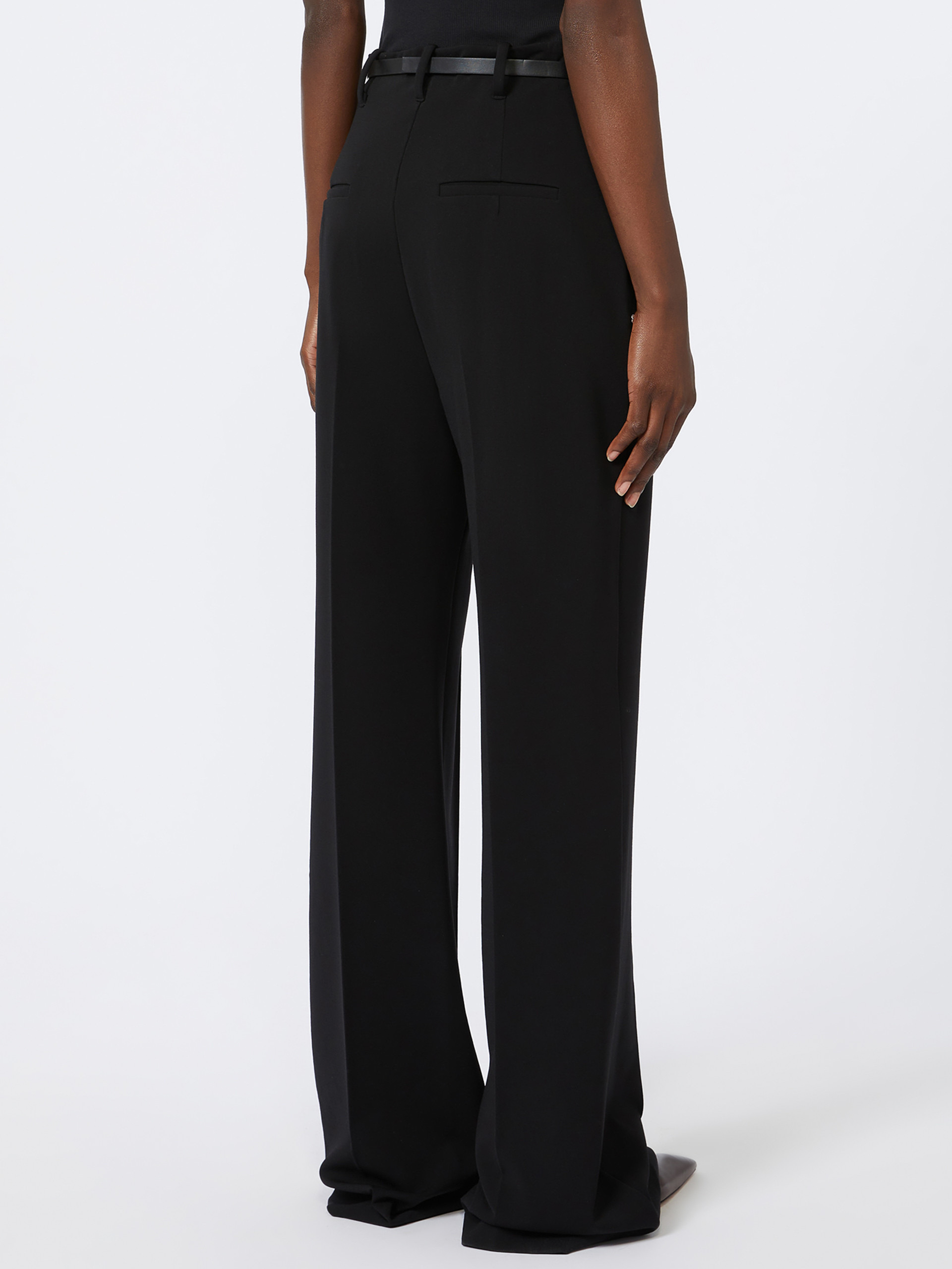 TEXAS High-waisted trousers in fabric stitch - 4