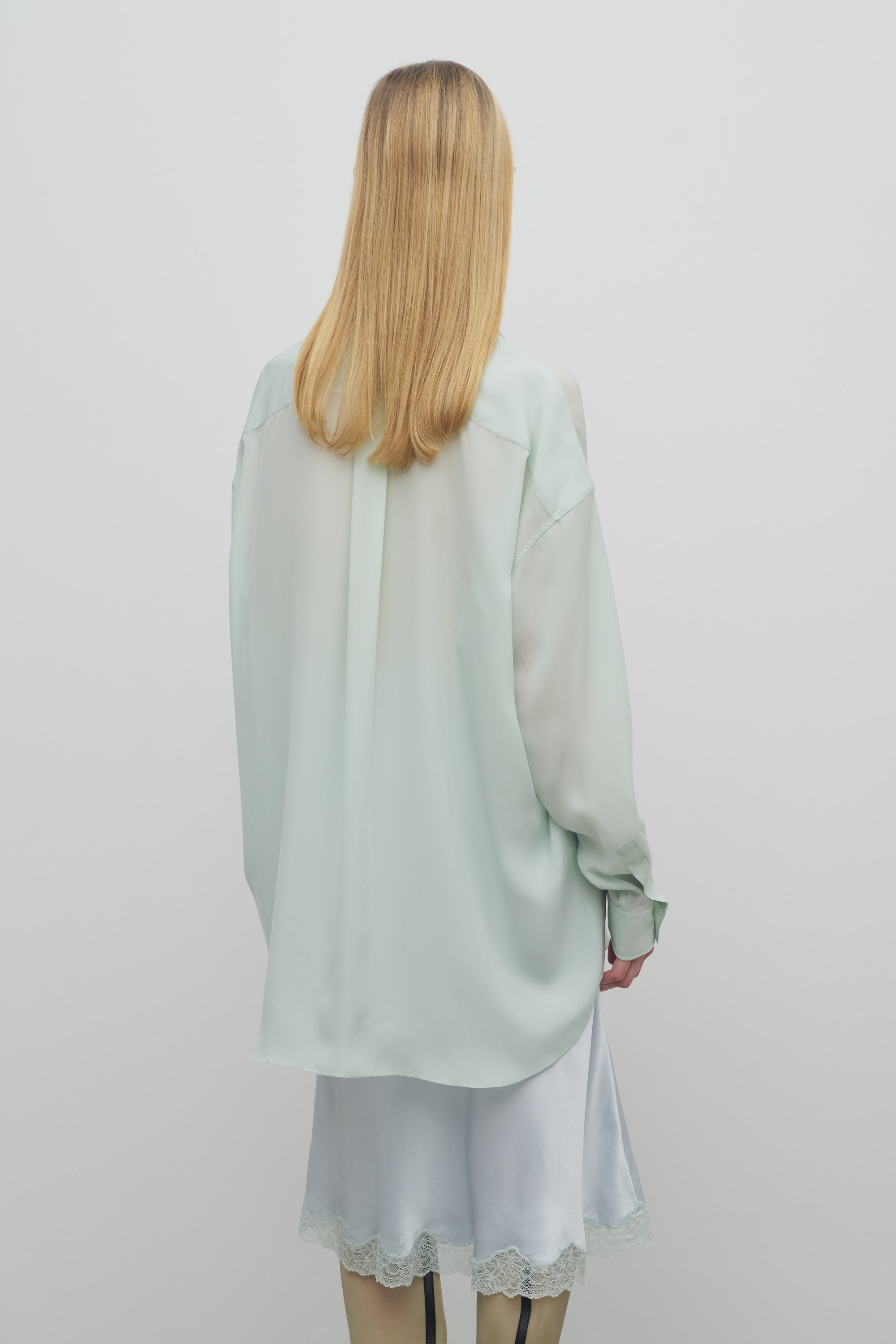 Caster Shirt in Cupro - 5