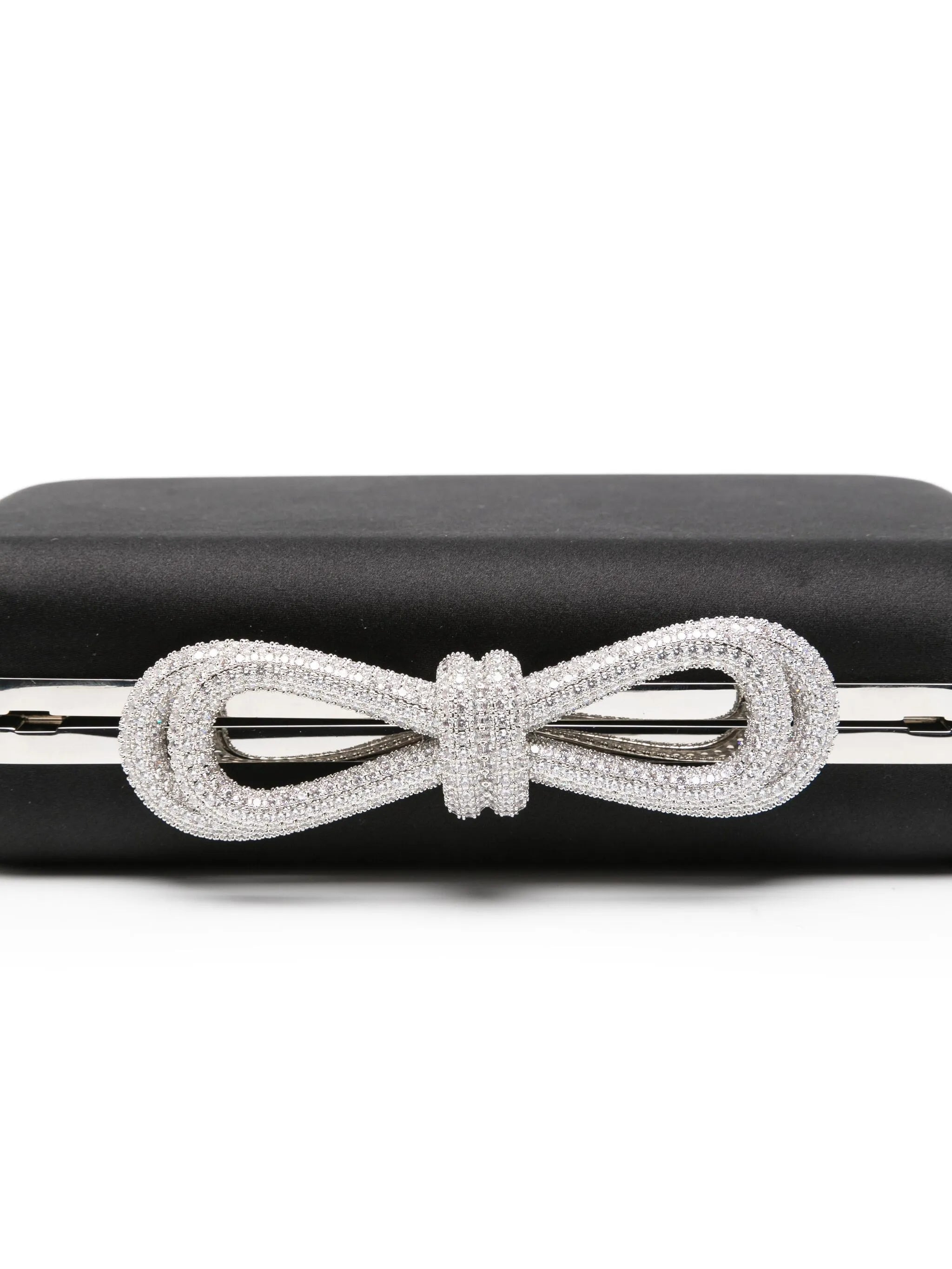 Mach & Mach Crystal-embellished Bow Clutch - 5