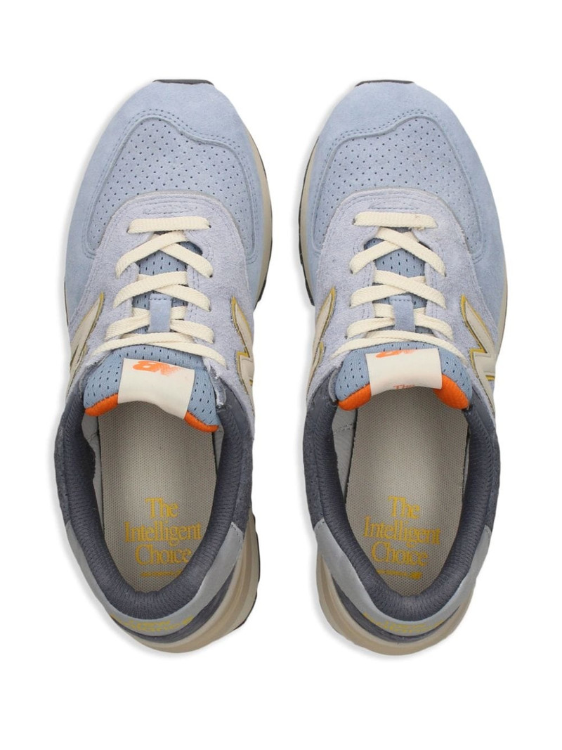 574 panelled lace-up sneakers 4