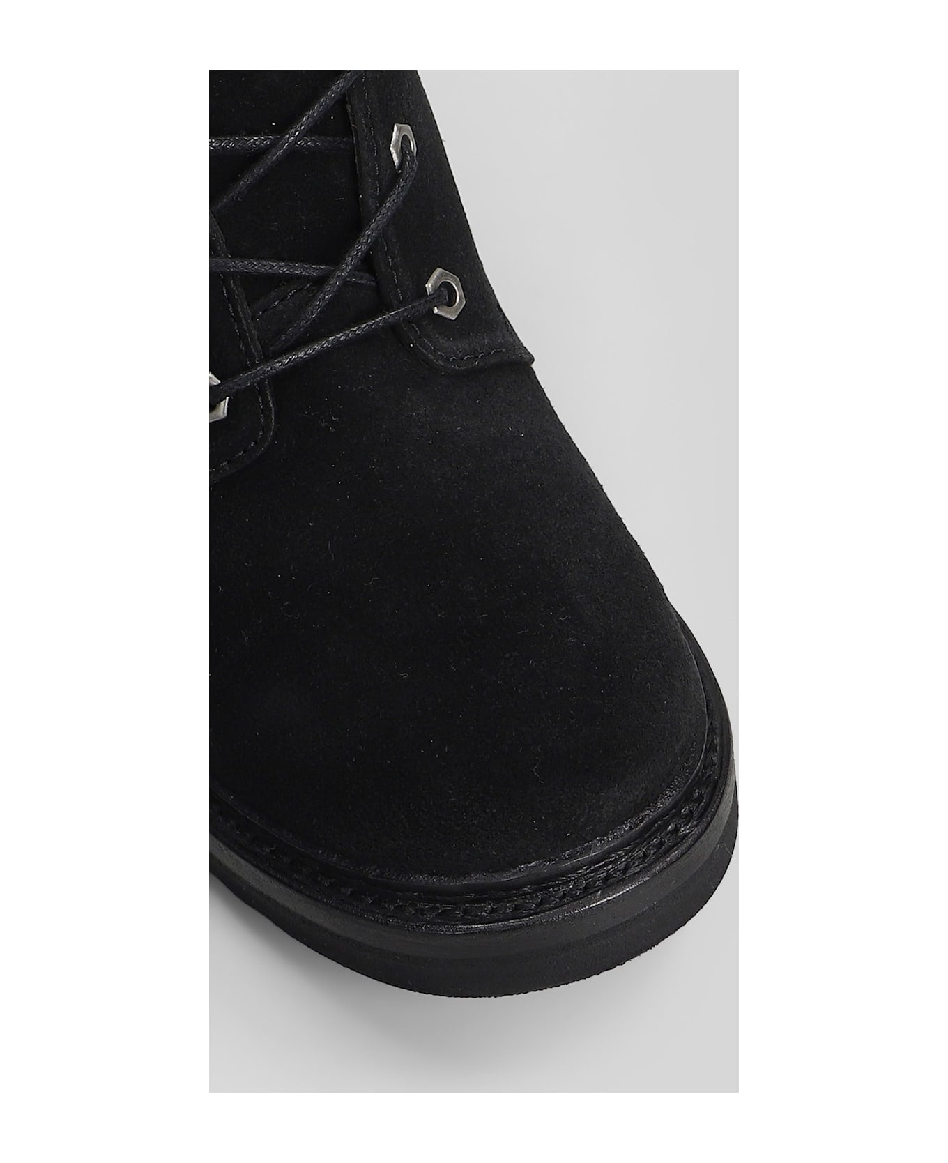 Chukka Boot Boots In Black Suede - 5