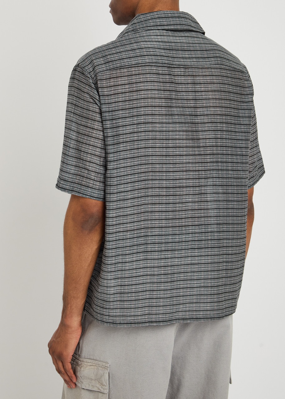Our Legacy Heusen Checked Voile Shirt - 3