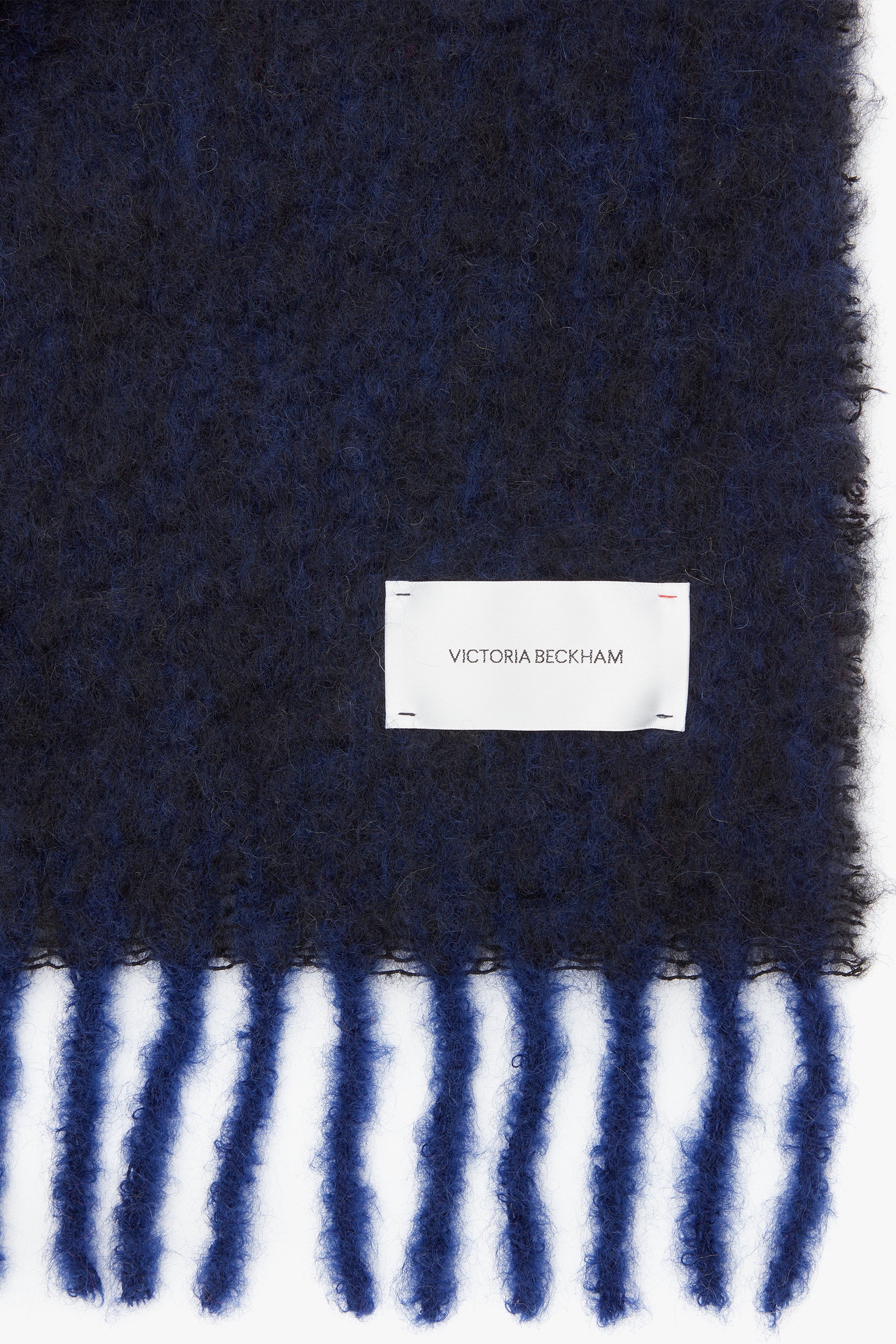 EXCLUSIVE Mohair Scarf In Navy - 2