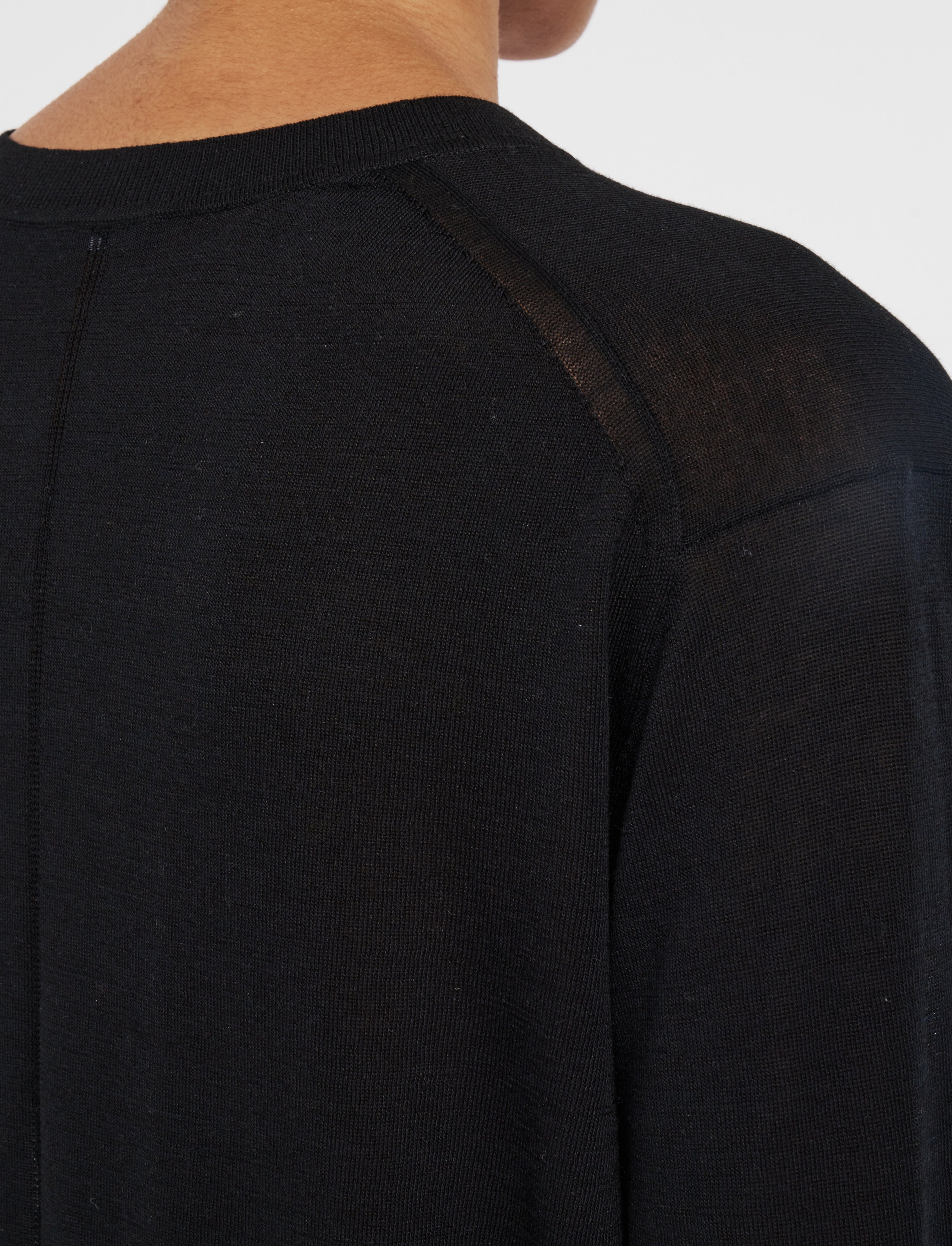 Superfine Cotton Silk V Neck Jumper - 6