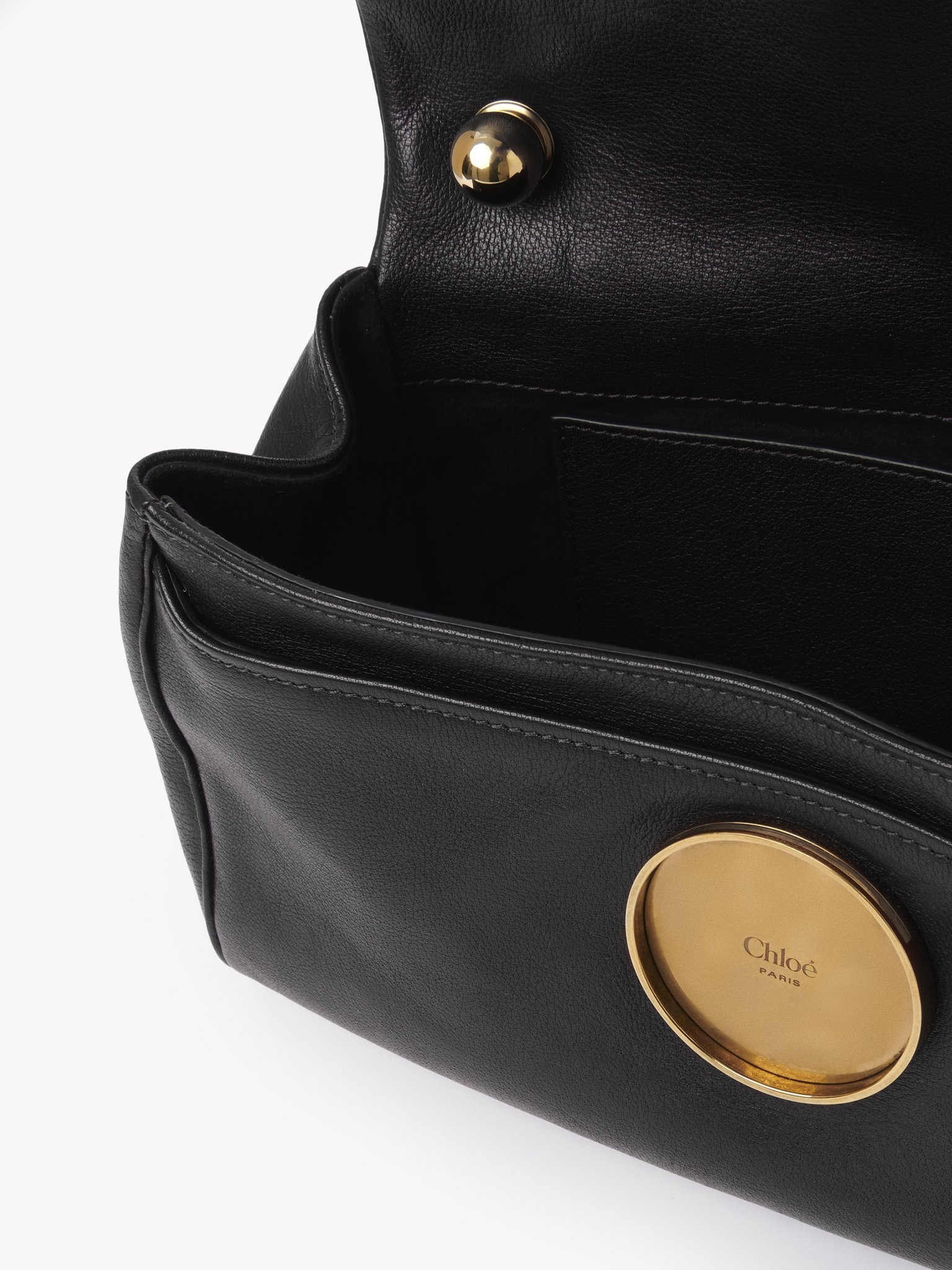 CHLOÉ HERITAGE SHOULDER BAG IN GRAINED LEATHER - 4