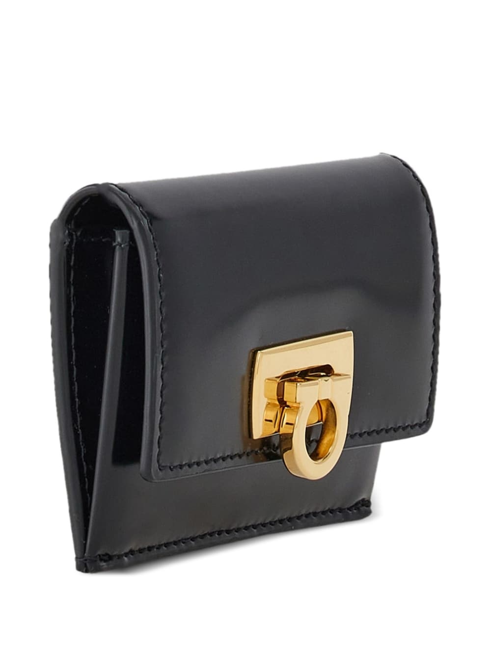 Gancini leather cardholder - 3