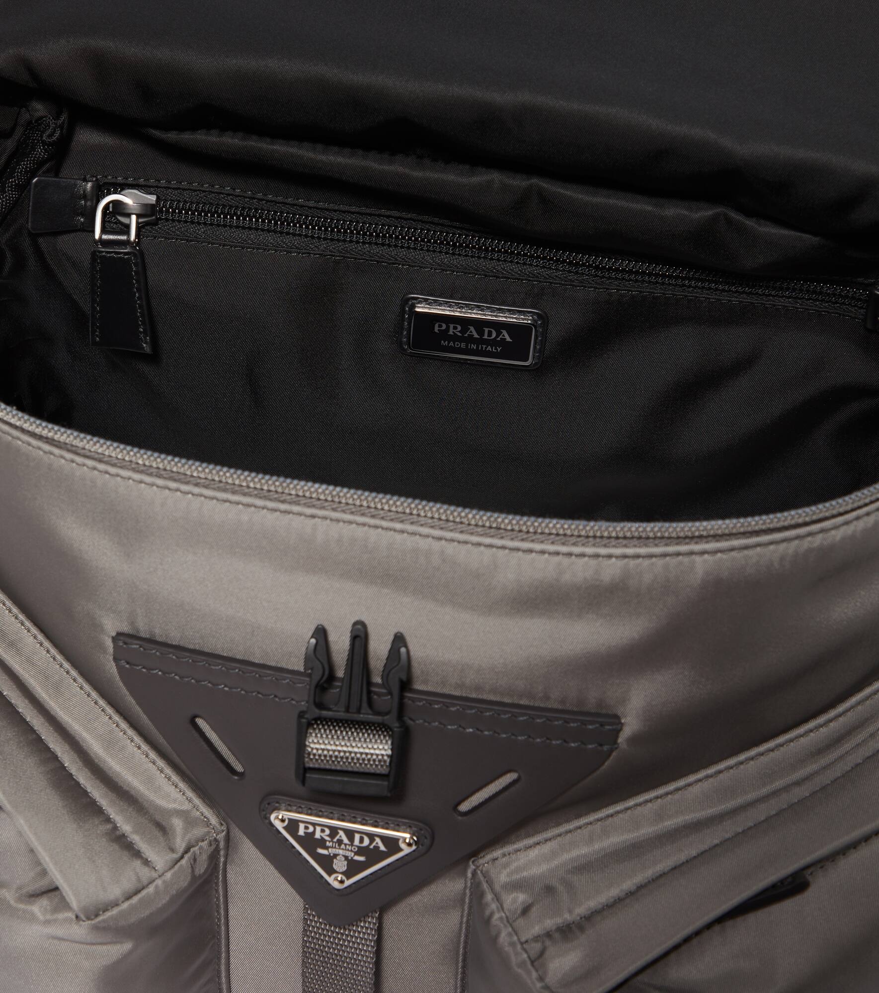 Re-Nylon leather-trimmed crossbody bag - 4