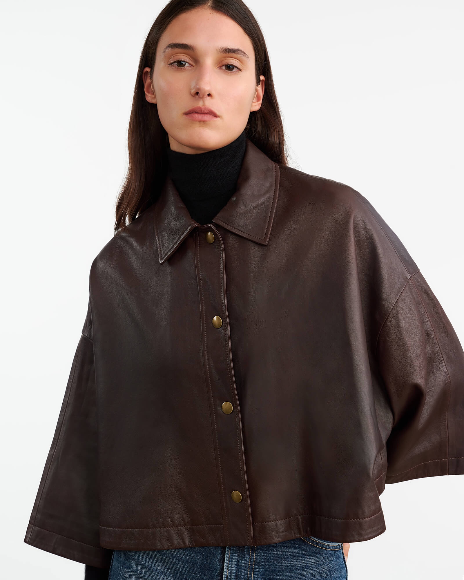 INES LEATHER JACKET - 3