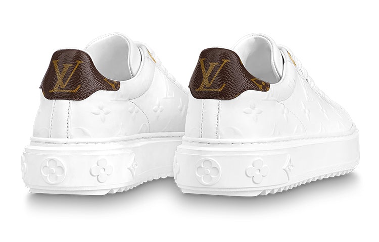 (WMNS) LOUIS VUITTON Time Out Sneakers 'White Monogram' 1A8VYE - 4