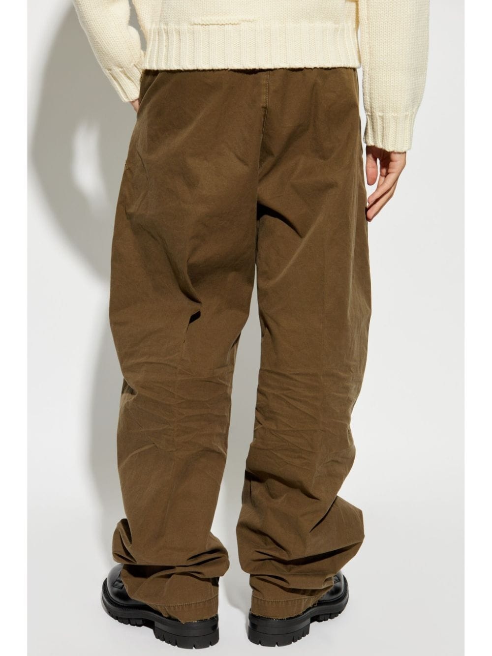 ripped loose-fit trousers - 4