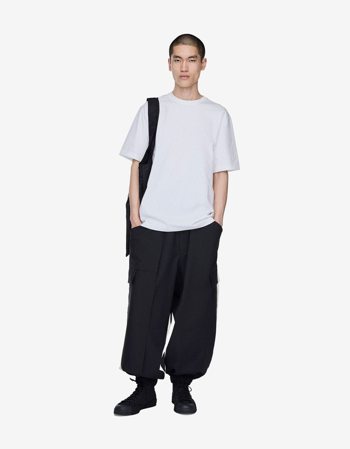 Y-3 White Short Sleeve T-Shirt - 8