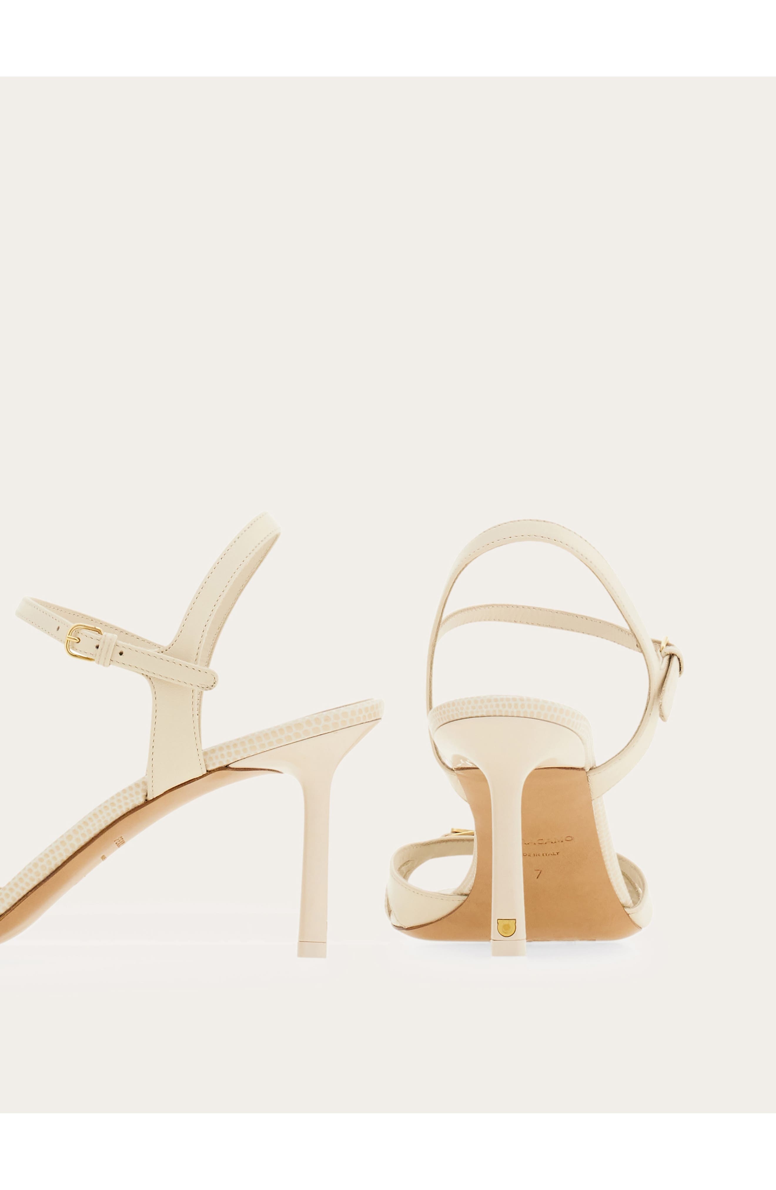 FERRAGAMO Dasy Vara Sandal in Mascarpone at Nordstrom - 3