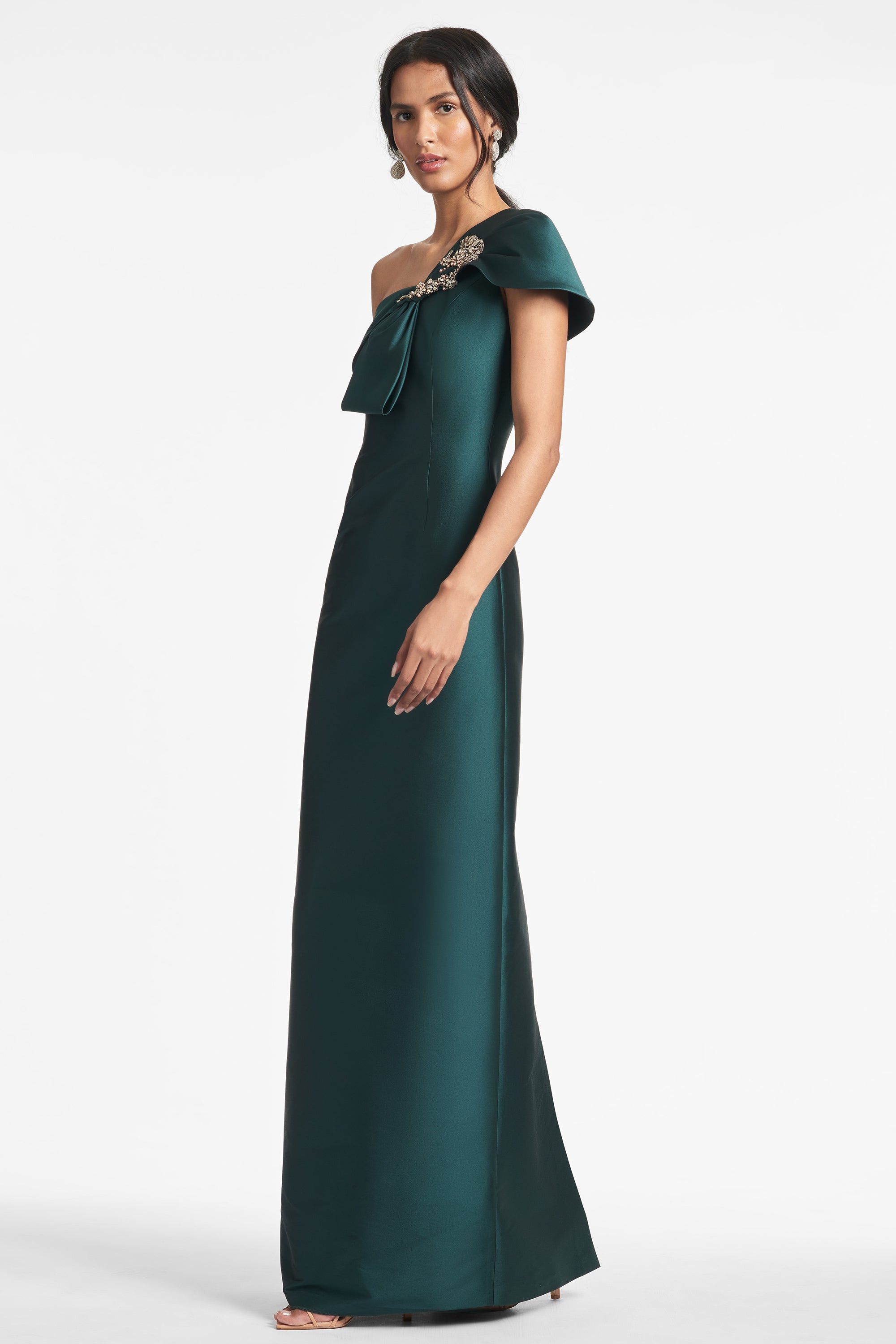 Ines Gown - Forest Green - 3