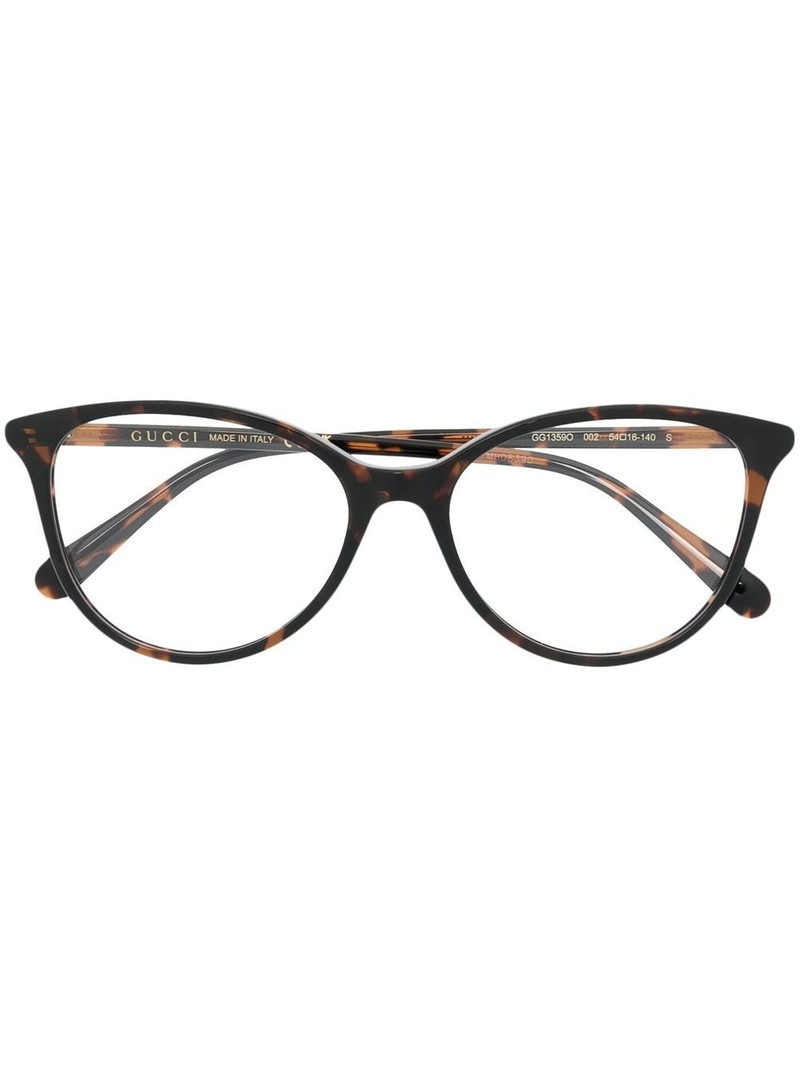tortoiseshell round-frame glasses 1