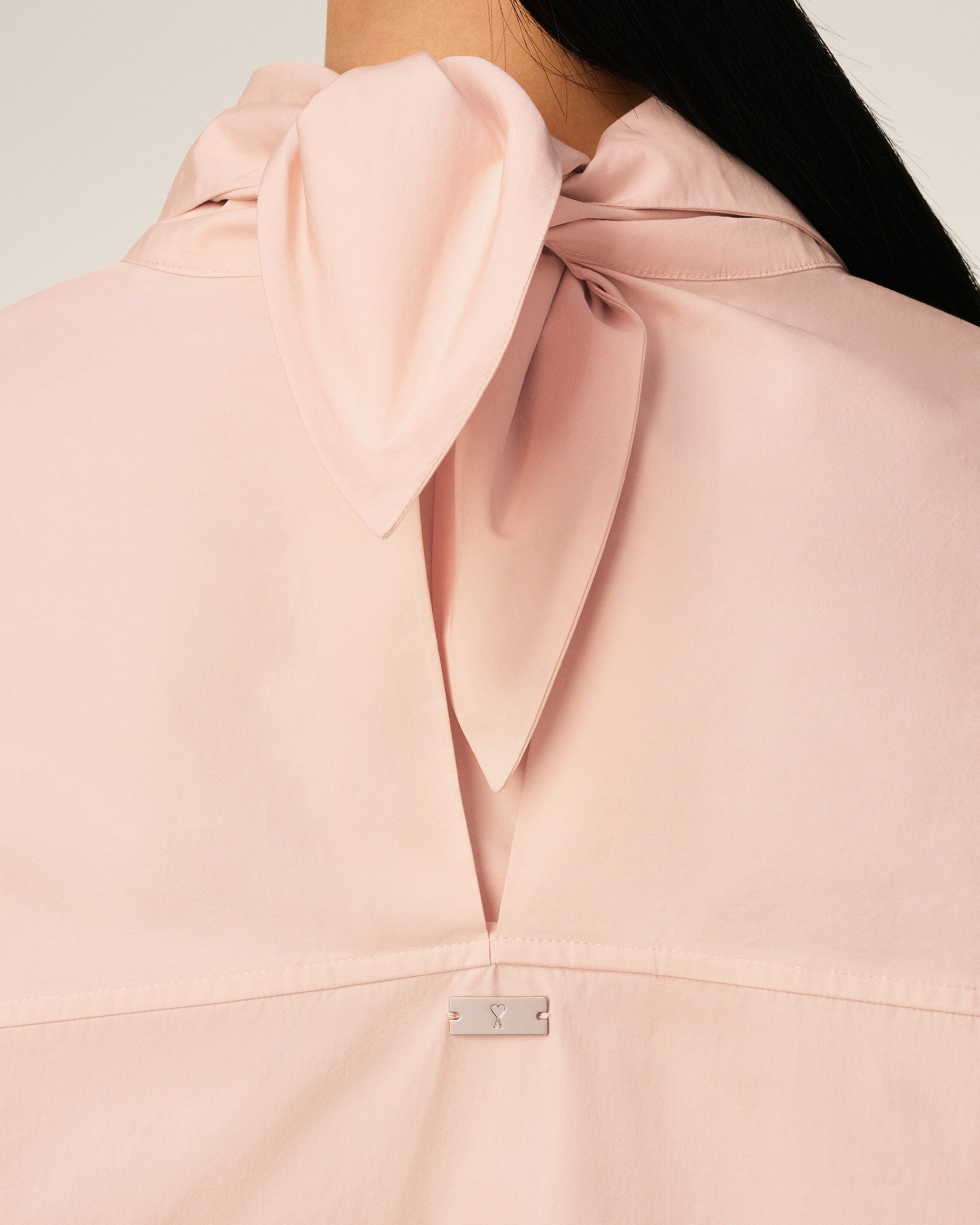 PINK COTTON LONG SLEEVES BANDANA BLOUSE - 8