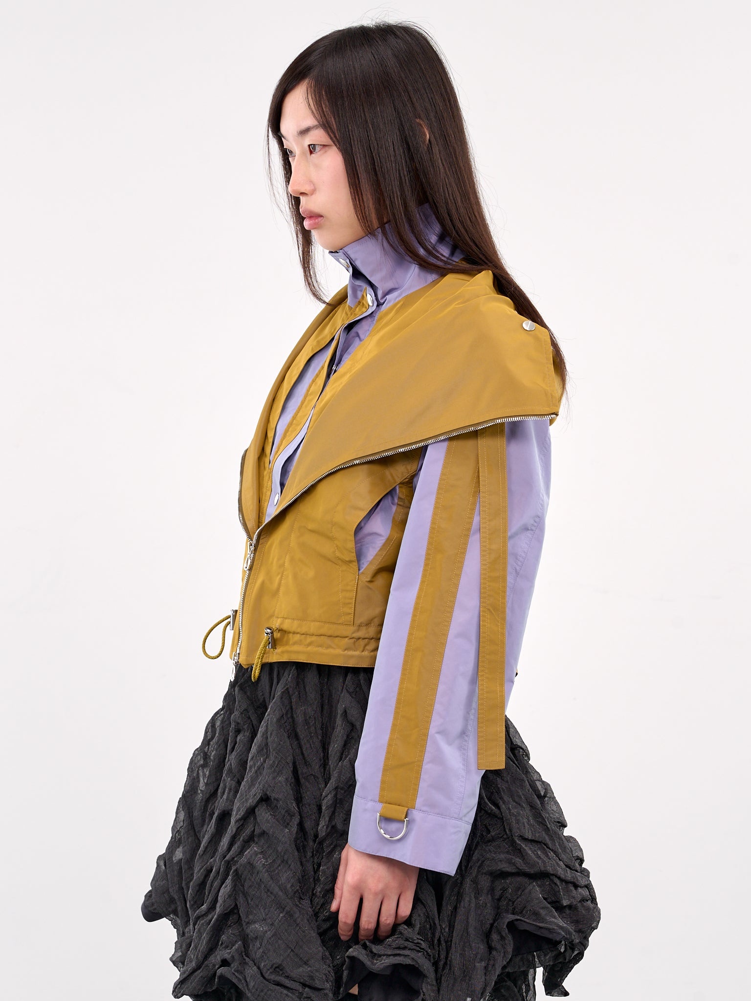 Two-Tone Layered Jacket - 2