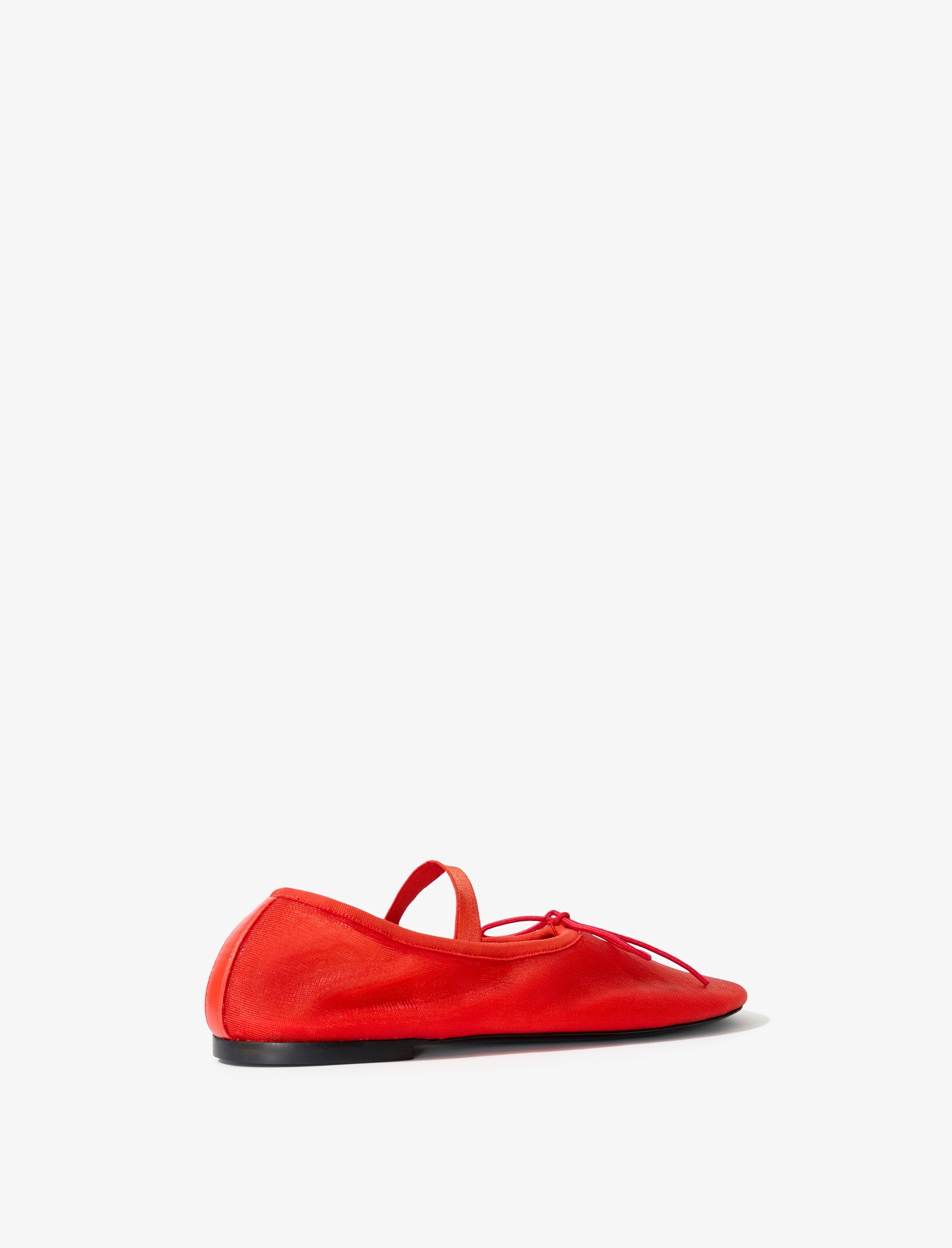 Glove Mary Jane Ballet Flats in Mesh - 4