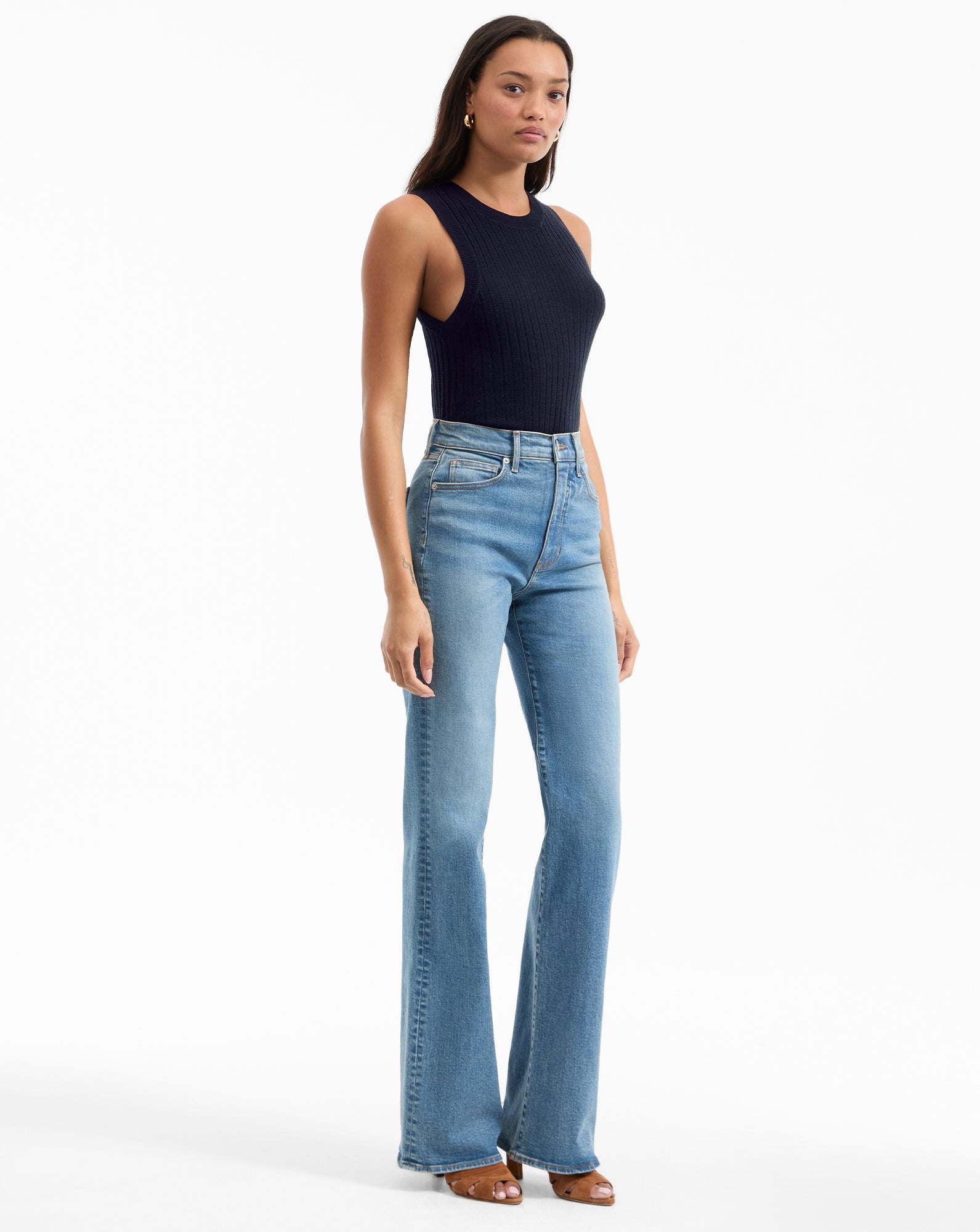 CROSBIE SLIM WIDE-LEG JEAN - 4