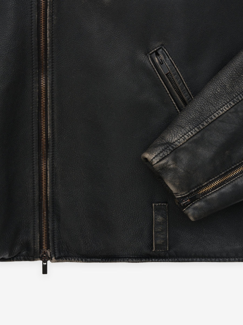 Fear of God Vintage Leather Motorcycle Jacket outlook