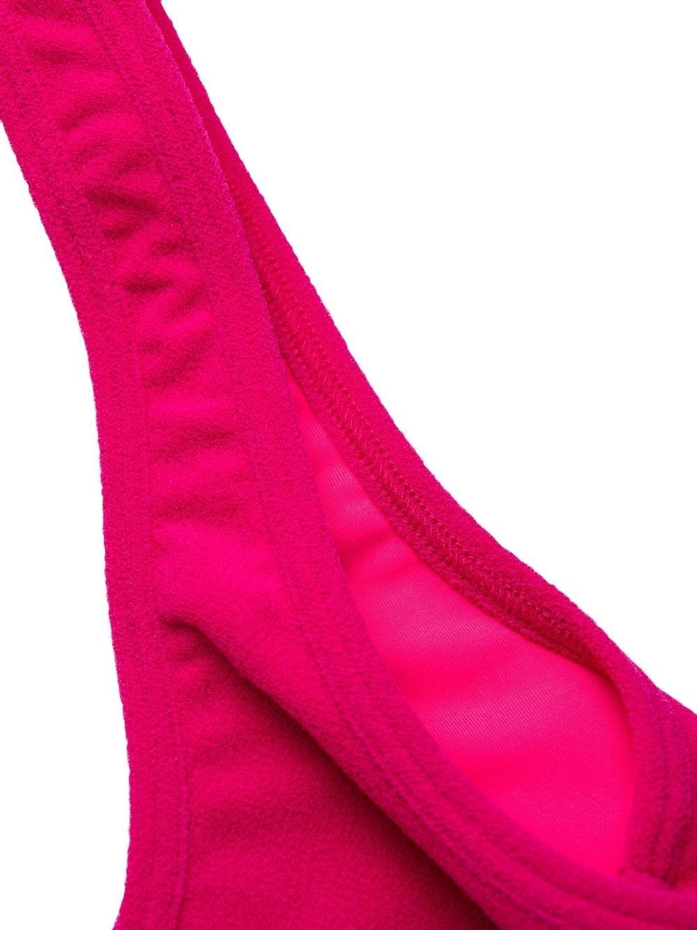 terry-cloth effect bikini - 4