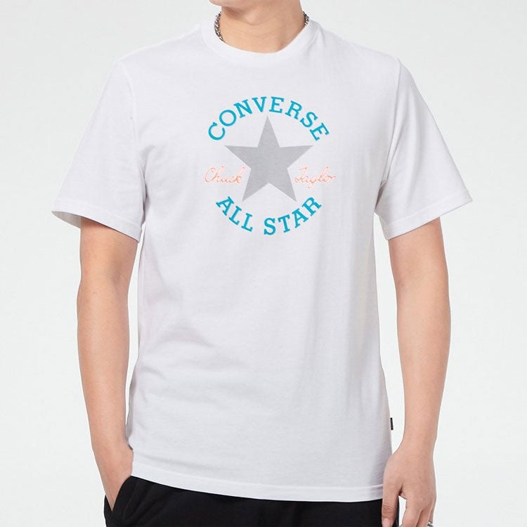 Converse Slogan Logo Short-sleeve Tee Men White 10020526-A02 - 3