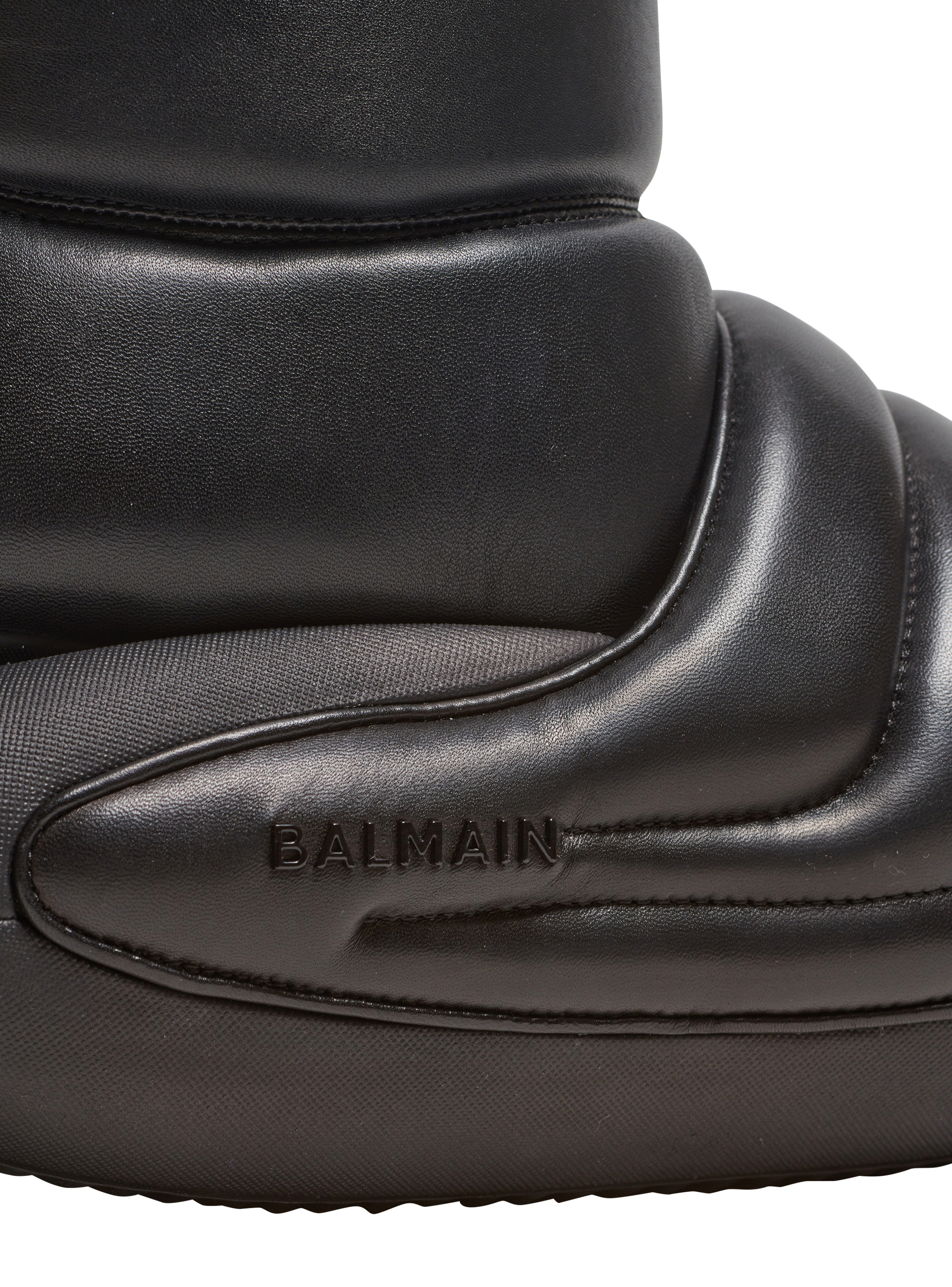B-IT hight-top mules in quilted leather - 7
