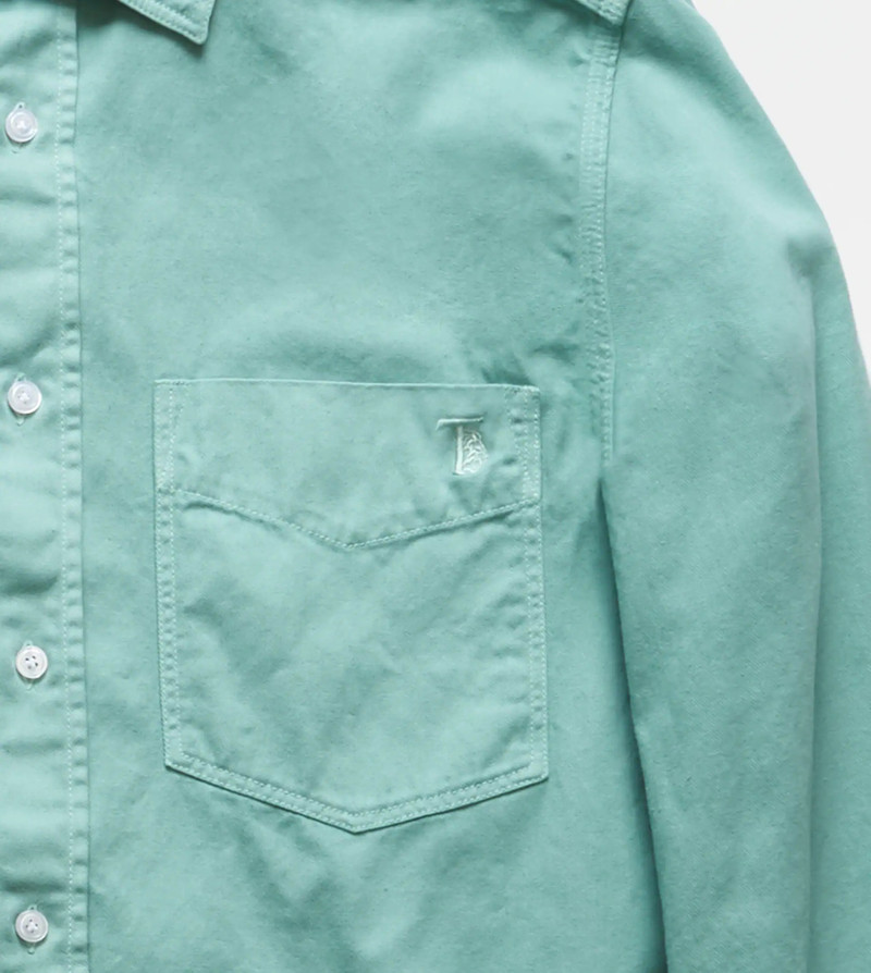 DOUBLE POCKET SHIRT - GREEN 4