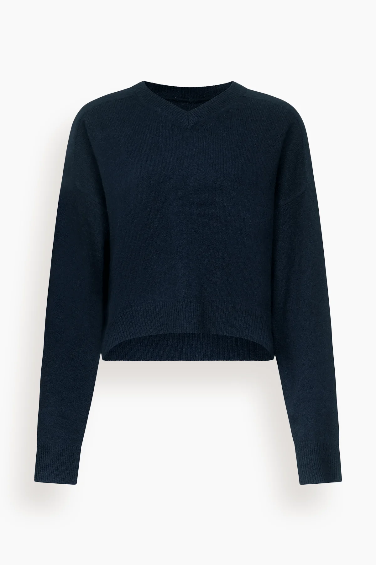 Anzor V-Neck Sweater in Navy - 1