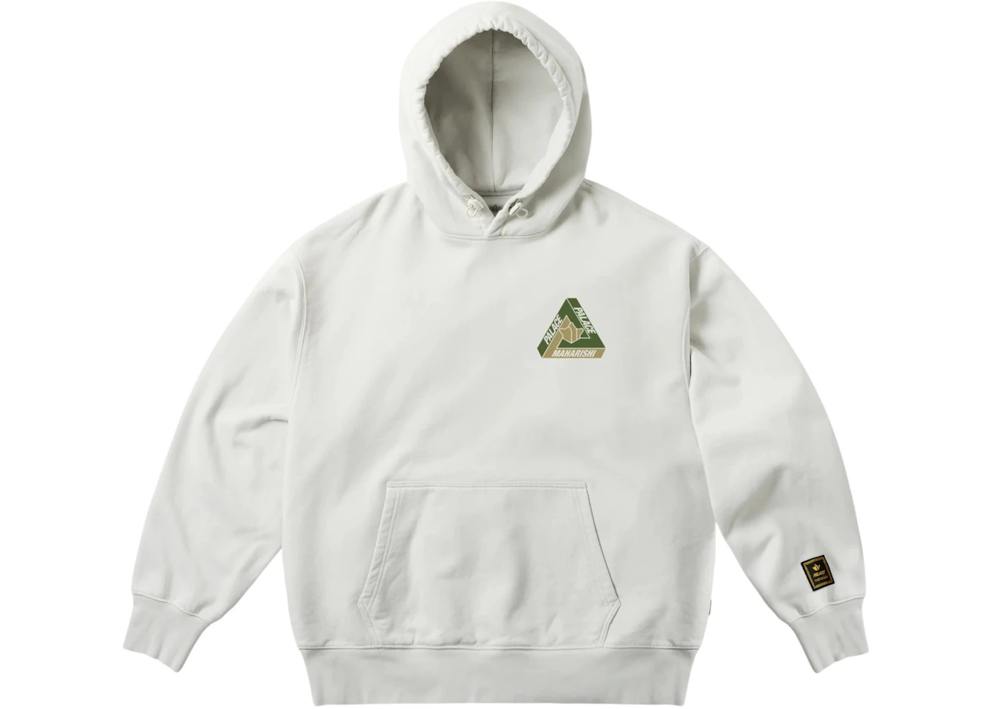 Palace Maharishi Tri-Bonsai Hood Stone White - 2