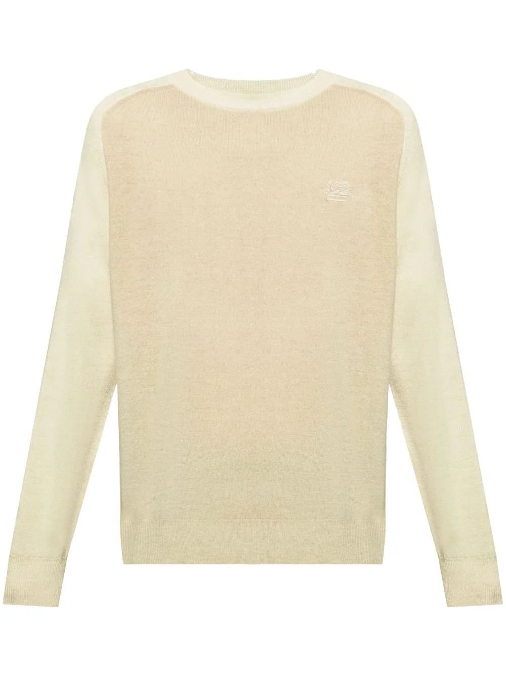 Pegaso-embroidered wool jumper - 1