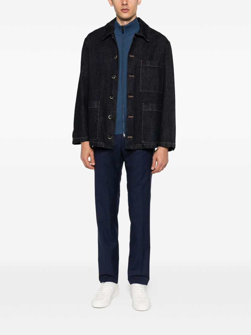 Canali zip-up cardigan outlook
