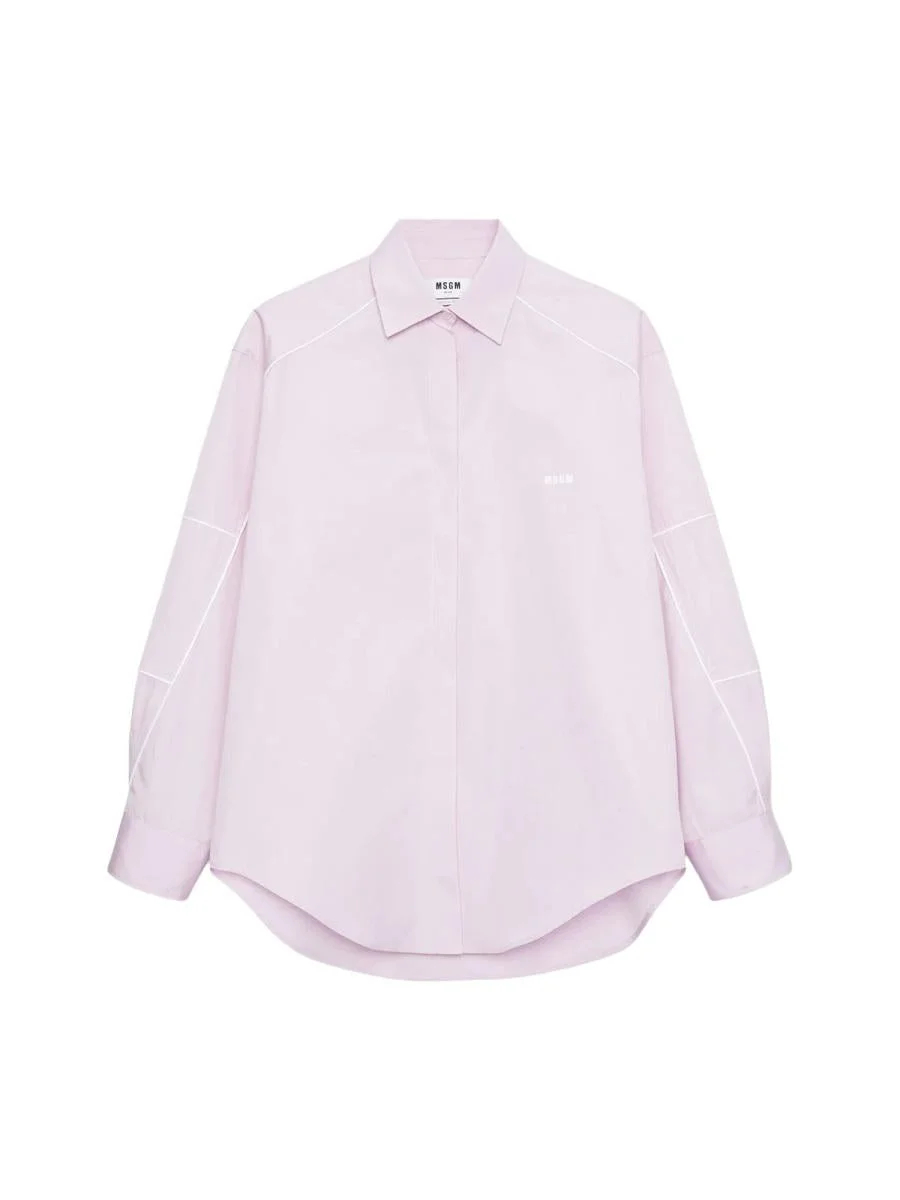 Msgm Shirt With Logo - 1